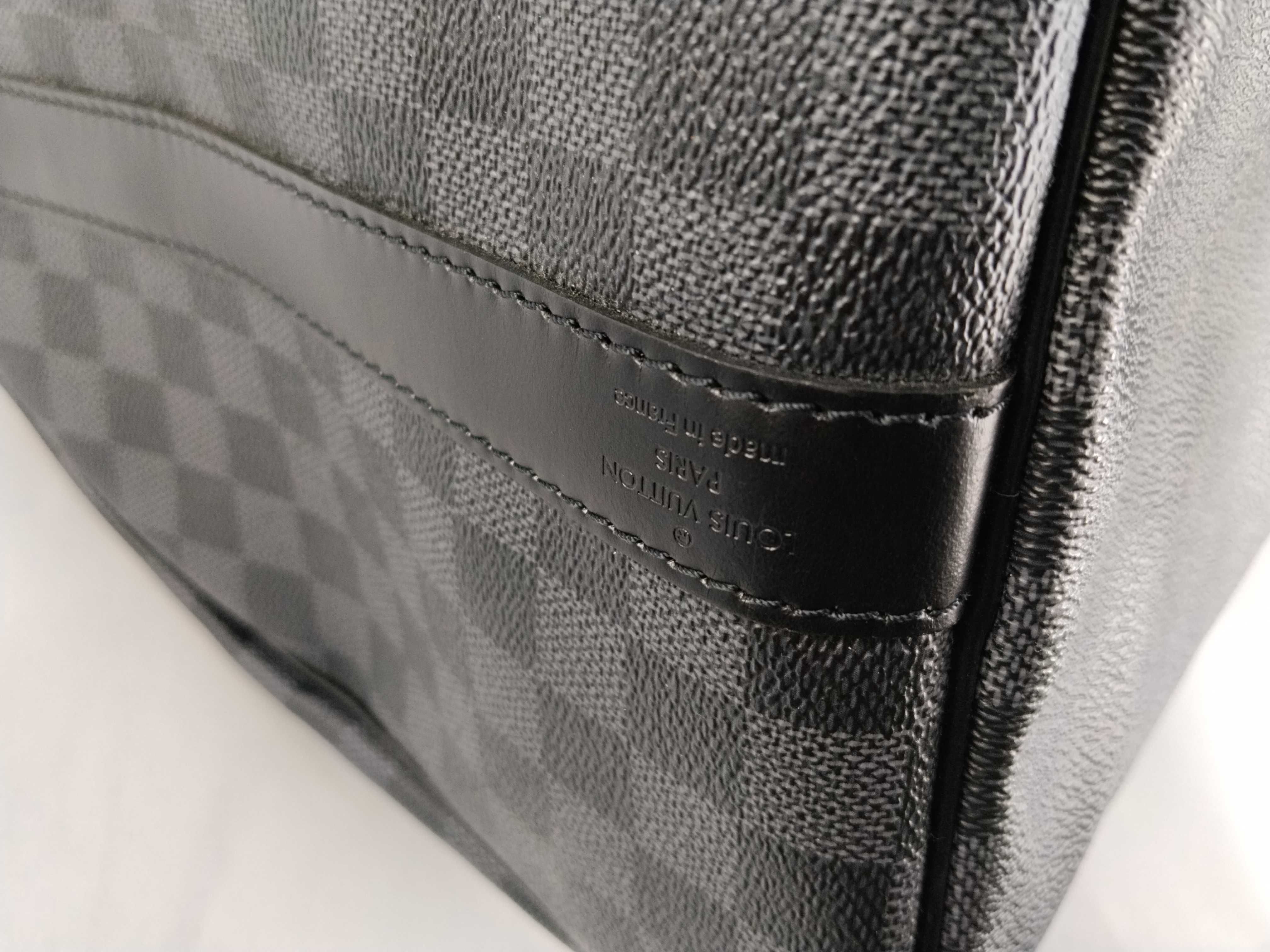 Damier Graphite Keepall Bandoulière 45 Black N41418 Boston Bag — view 9