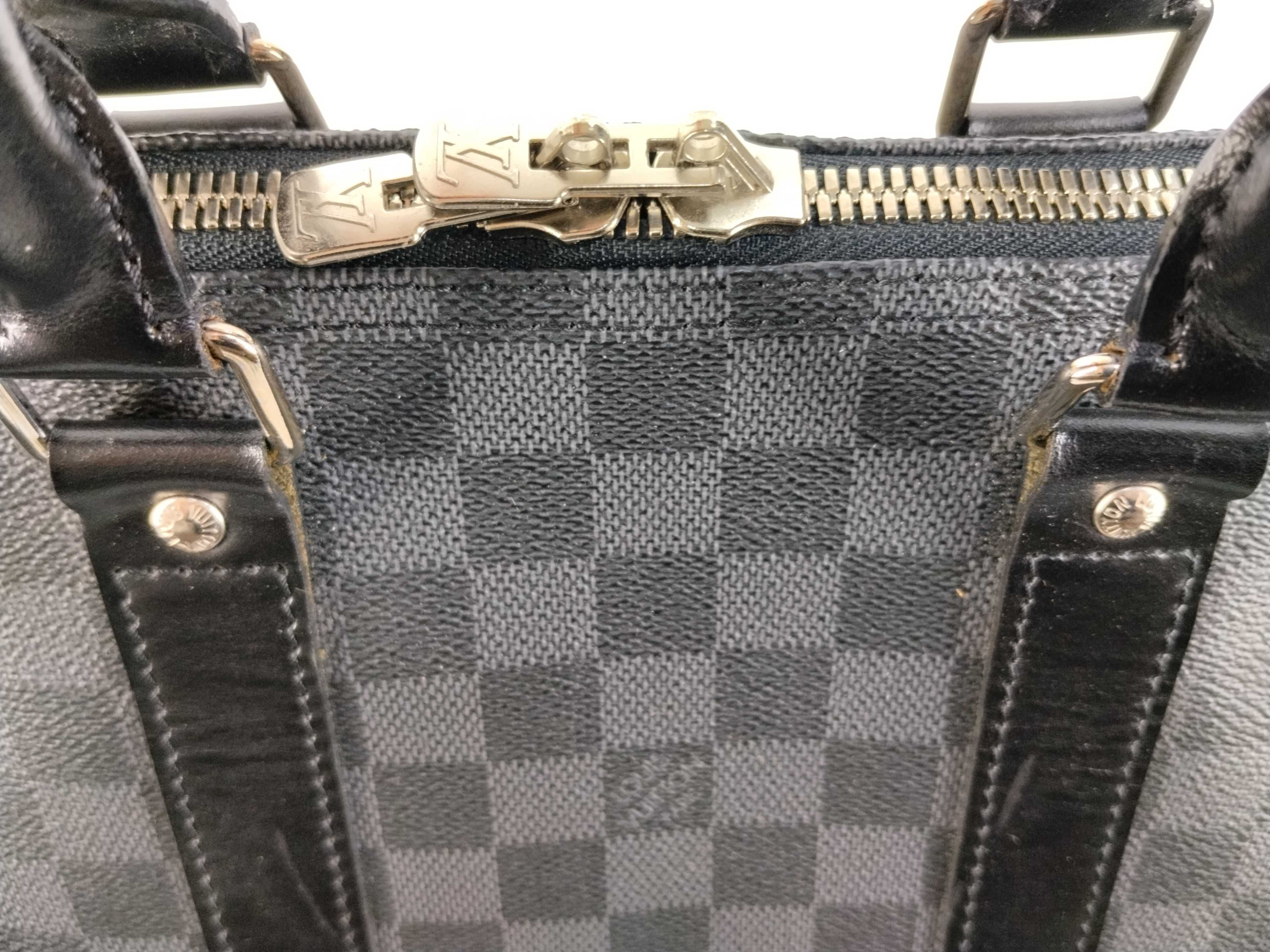 Damier Graphite Keepall Bandoulière 45 Black N41418 Boston Bag — view 10
