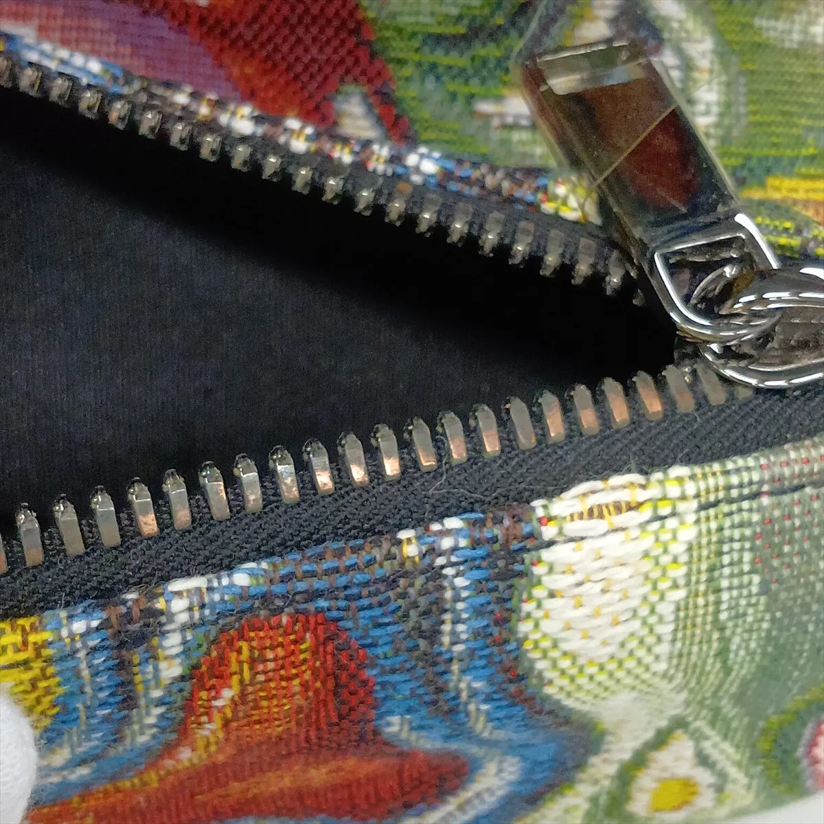 x Kennysharf Saddle Bag Canvas x Leather Body Bag Multicolor — view 11