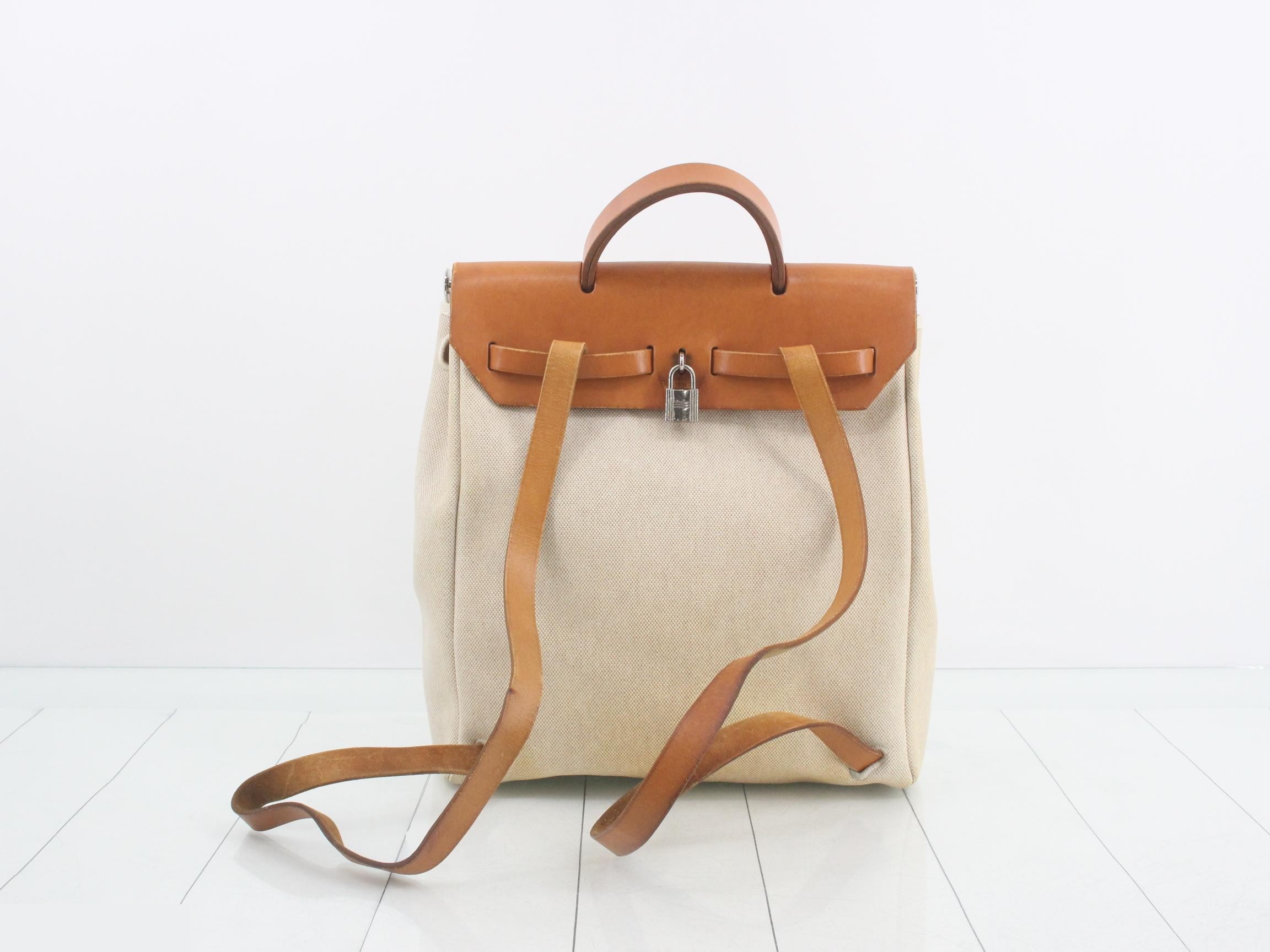 Ailebag Ad PM Backpack, Natural, E stamp — view 2