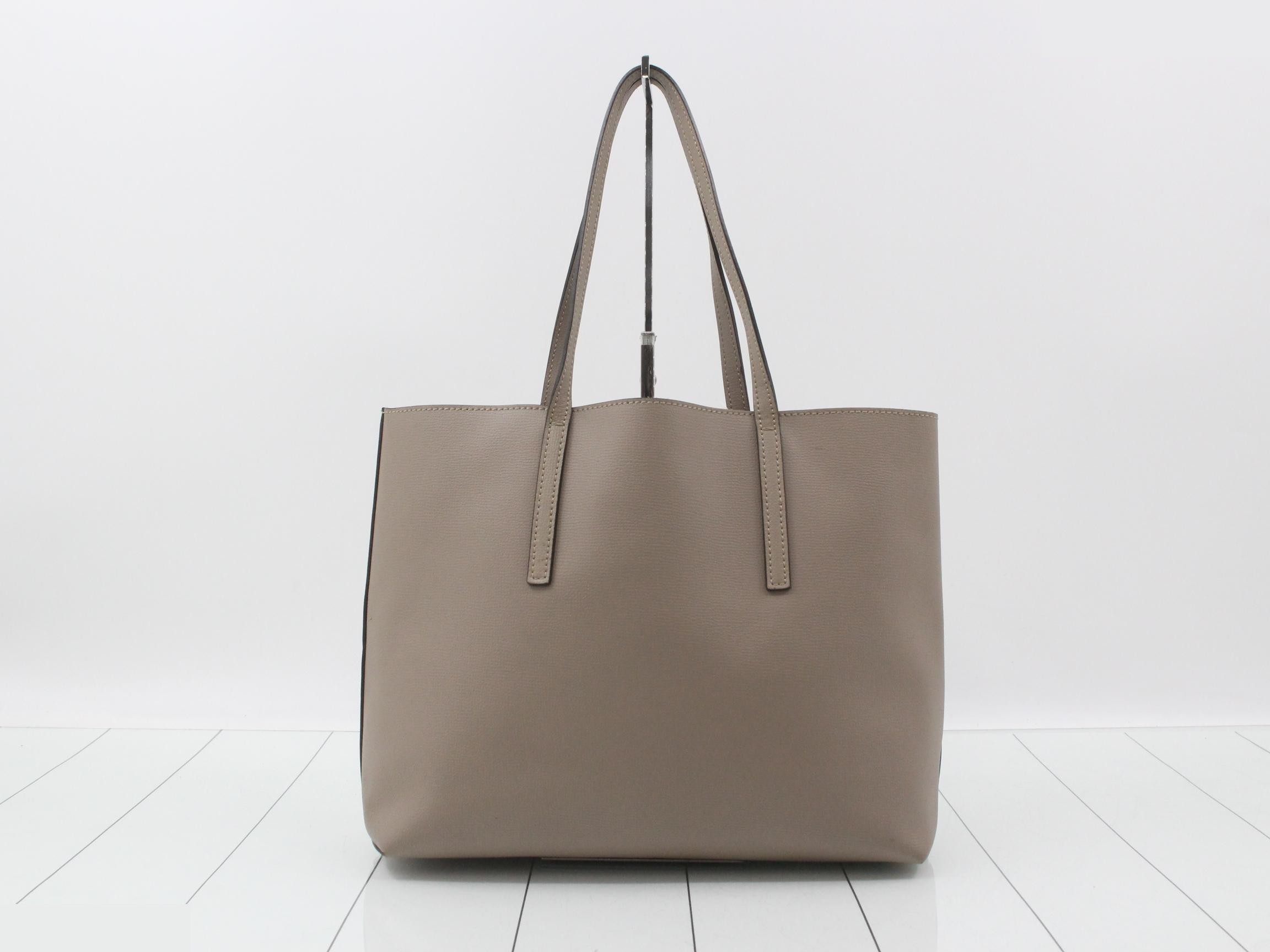 F is Tote Bag, Beige, 198 0391 — view 2