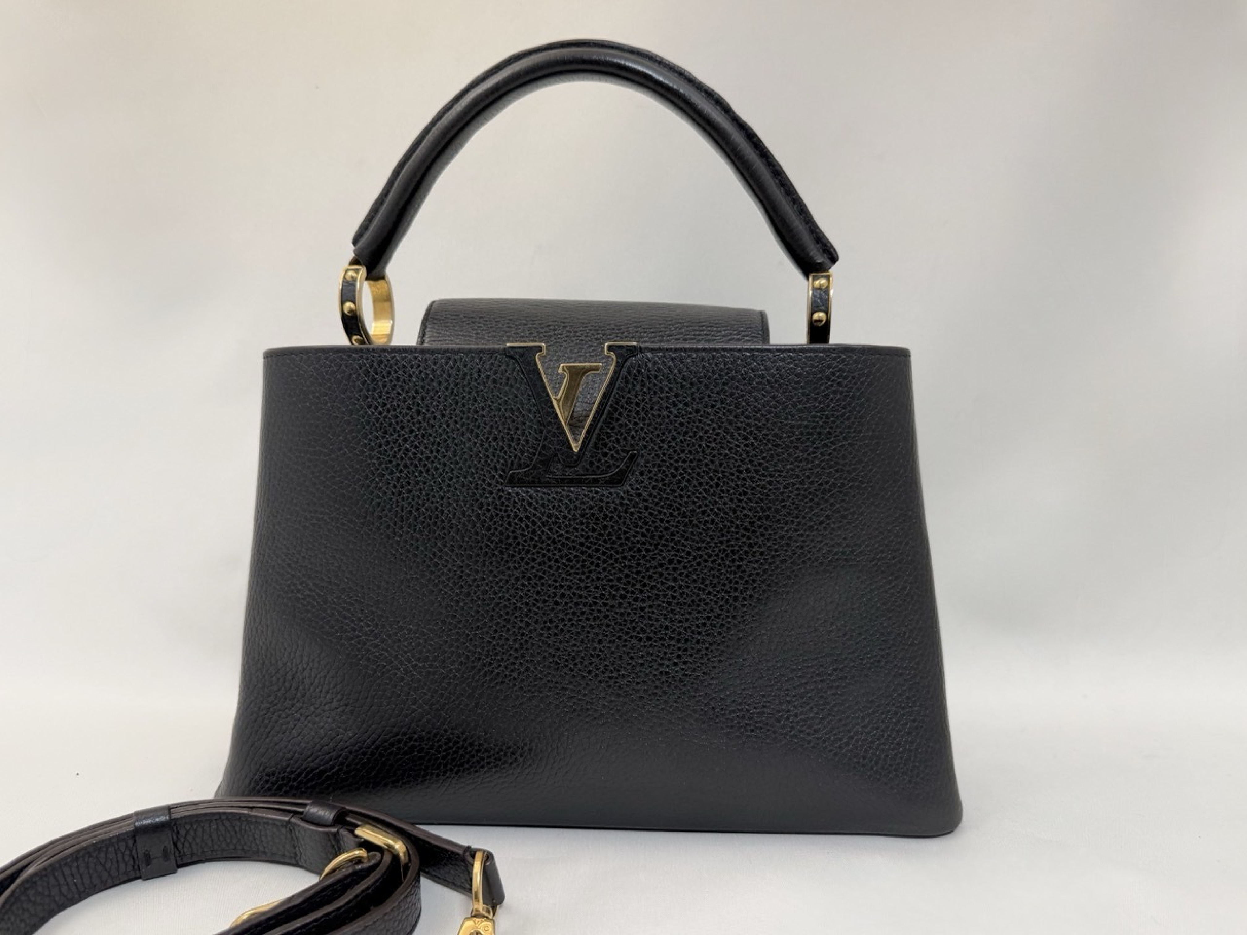 LV Parnasséa Capucines PM M42259 Noir ST Shoulder Bag