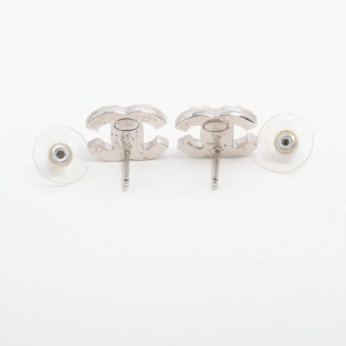 Cocomark 05V Earrings (for both ears) GP x Fake Pearl Silver — view 4