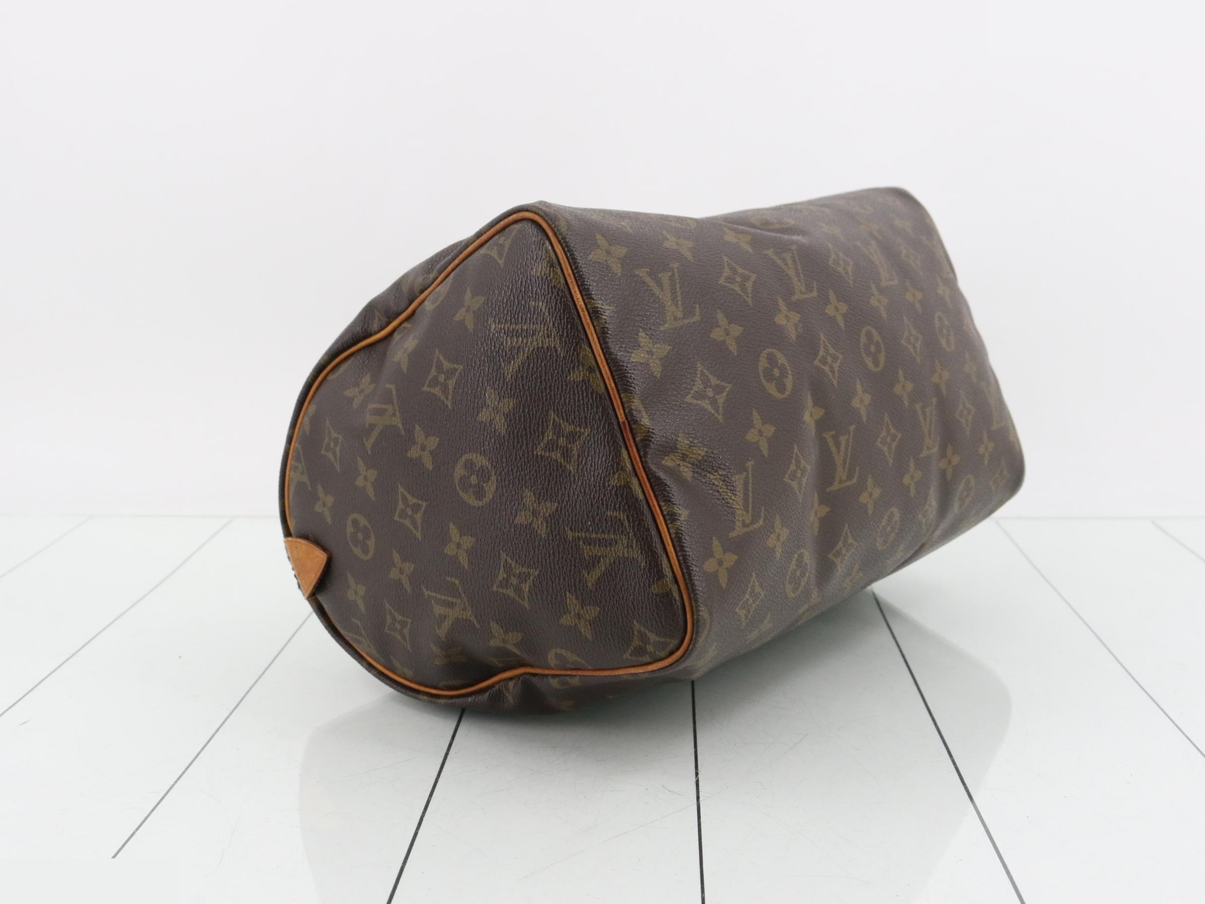 Speedy 30 Monogram Brown Handbag — view 5
