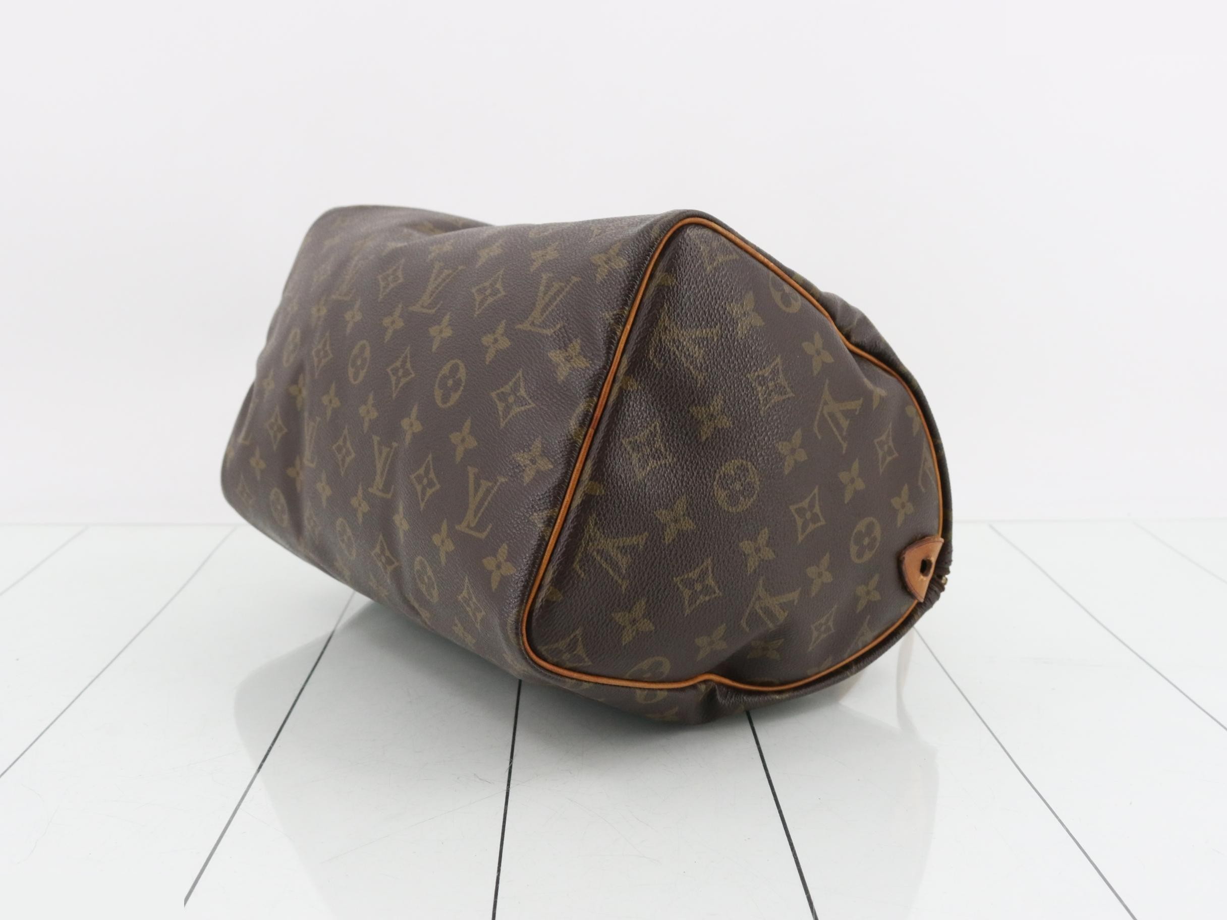 Speedy 30 Monogram Brown Handbag — view 6
