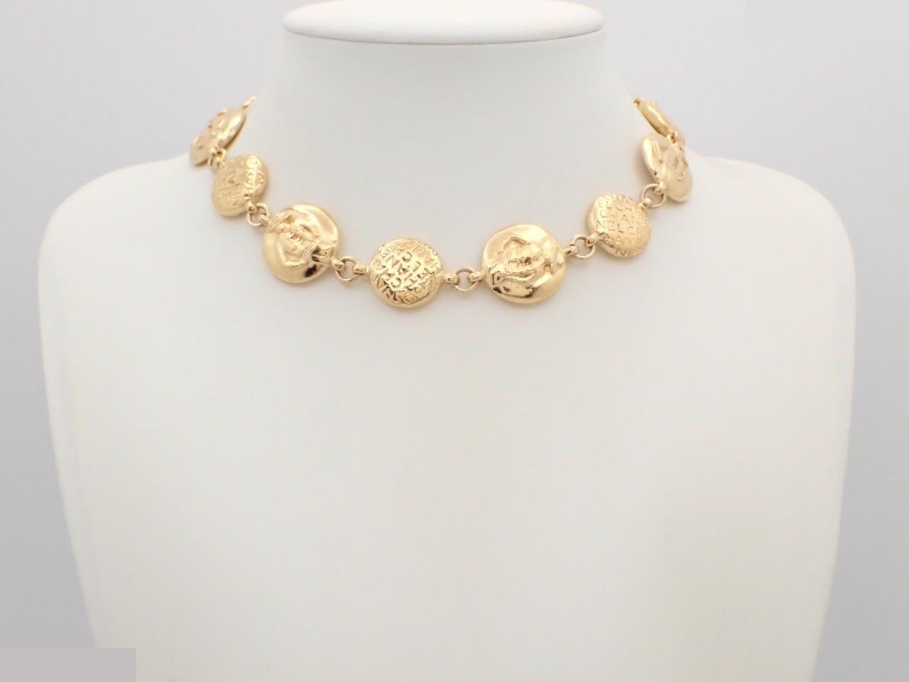 Gold necklace, chain approximately 42cm — view 3
