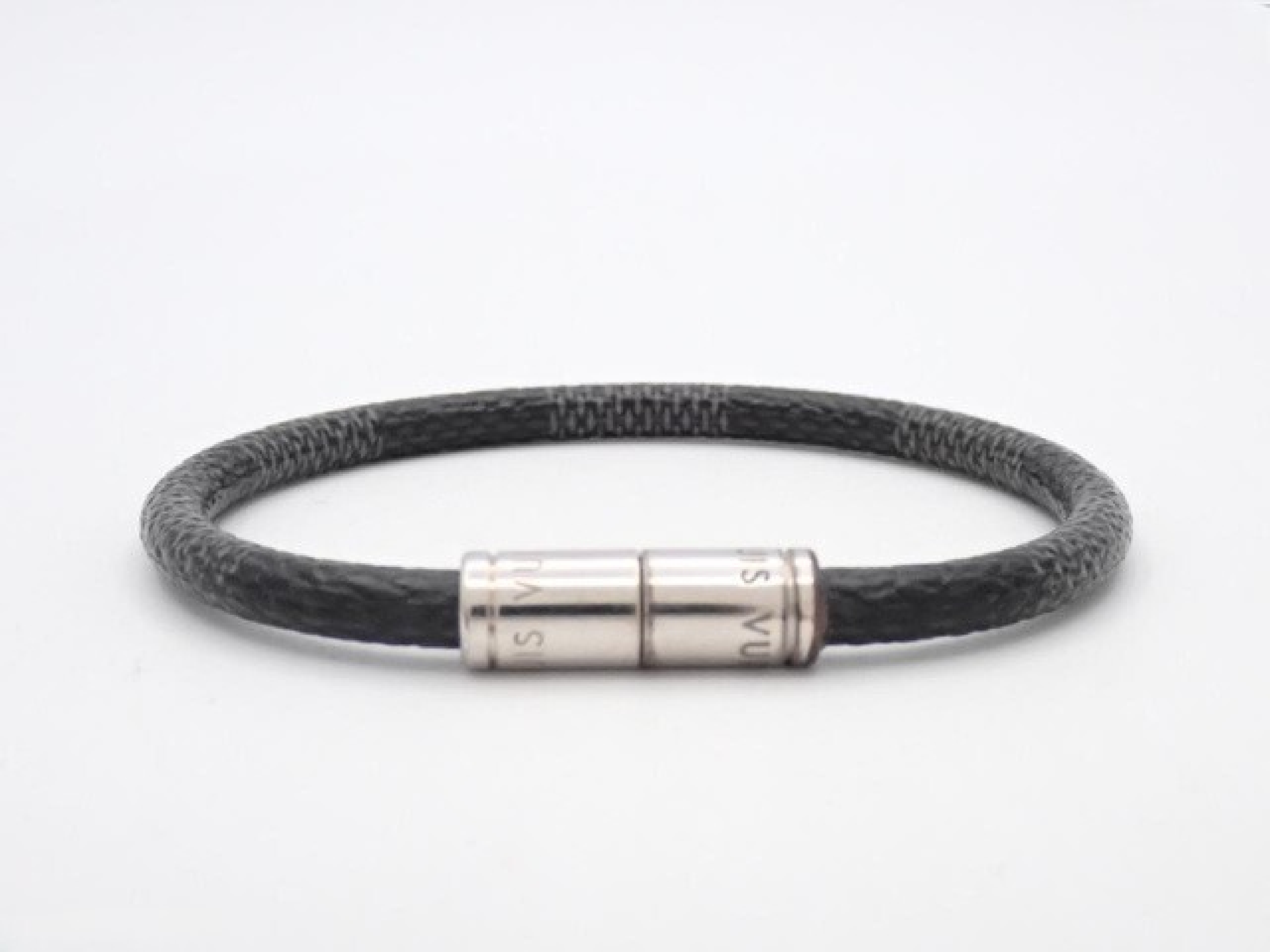 Damier Graphite Bracelet Keep It Bracelet (Wrist size approx. 16.5cm) Bracelet/Bangle — view 2