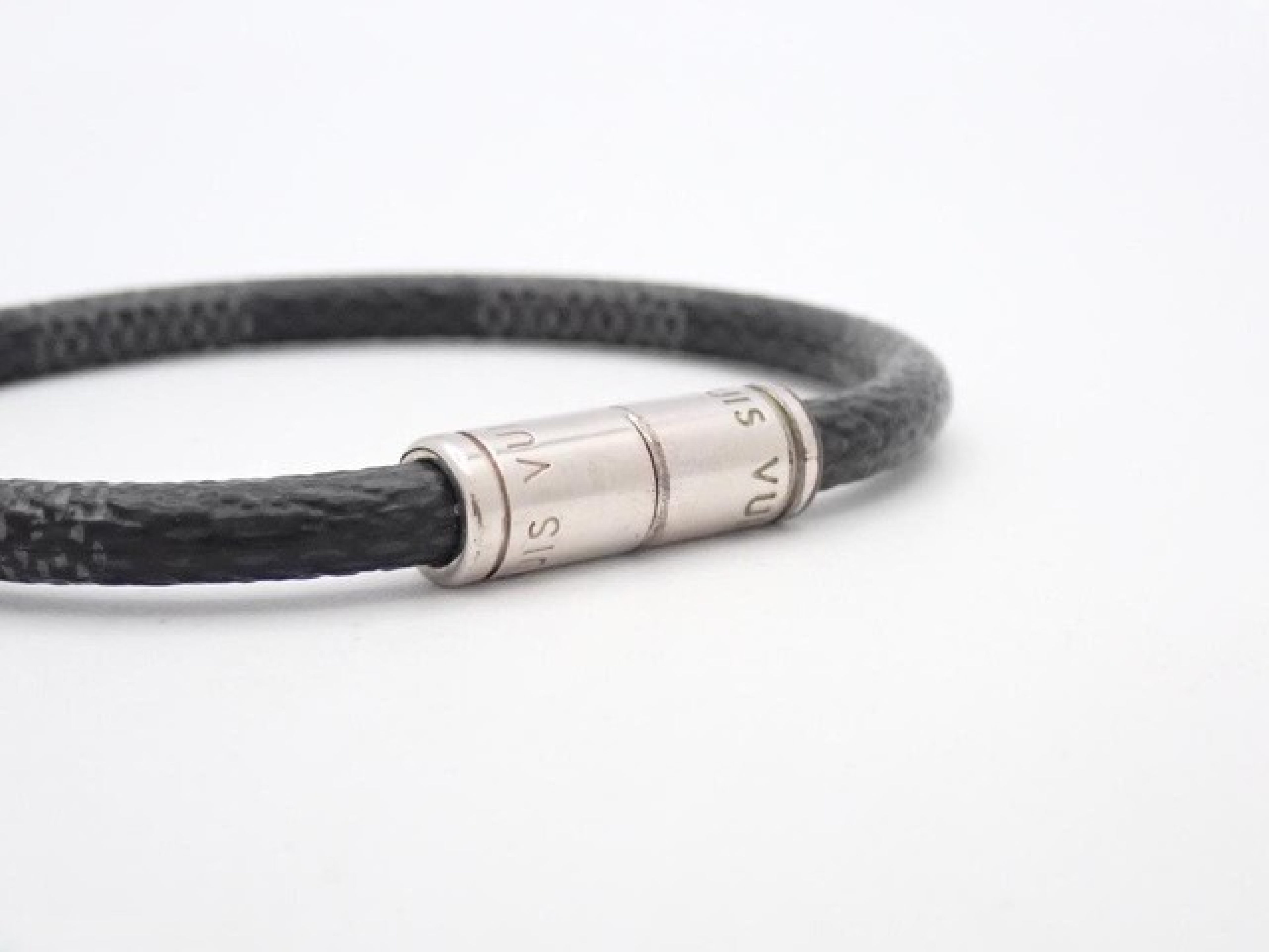 Damier Graphite Bracelet Keep It Bracelet (Wrist size approx. 16.5cm) Bracelet/Bangle — view 3