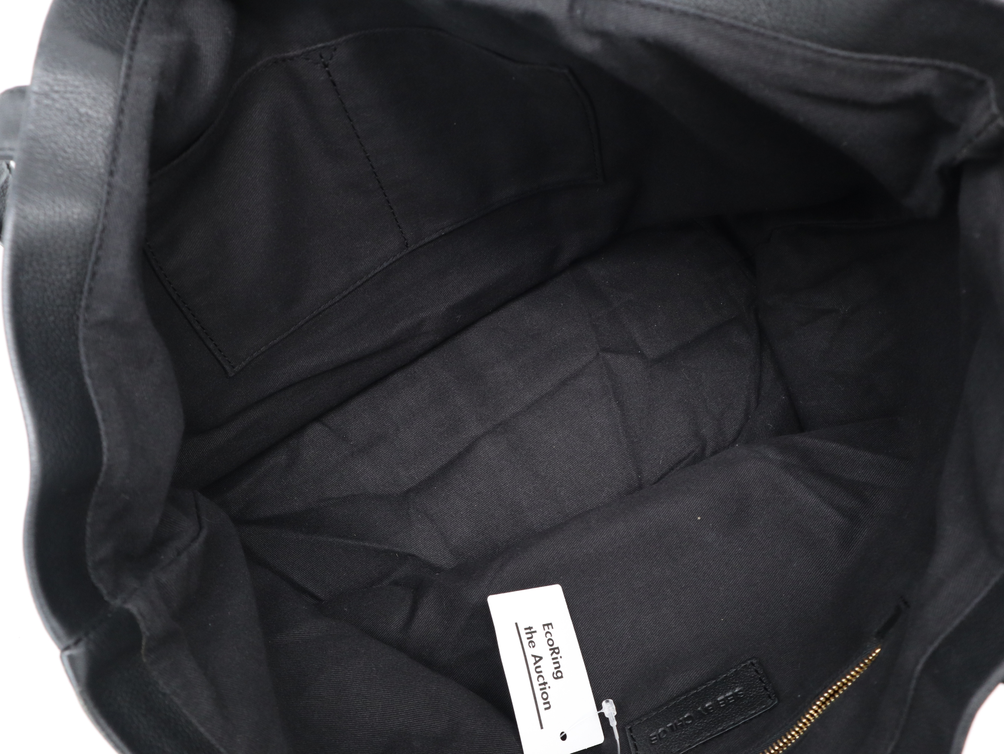 SEE BY CHLOE 02.13.88.85 Leather Black Tote Bag — view 11