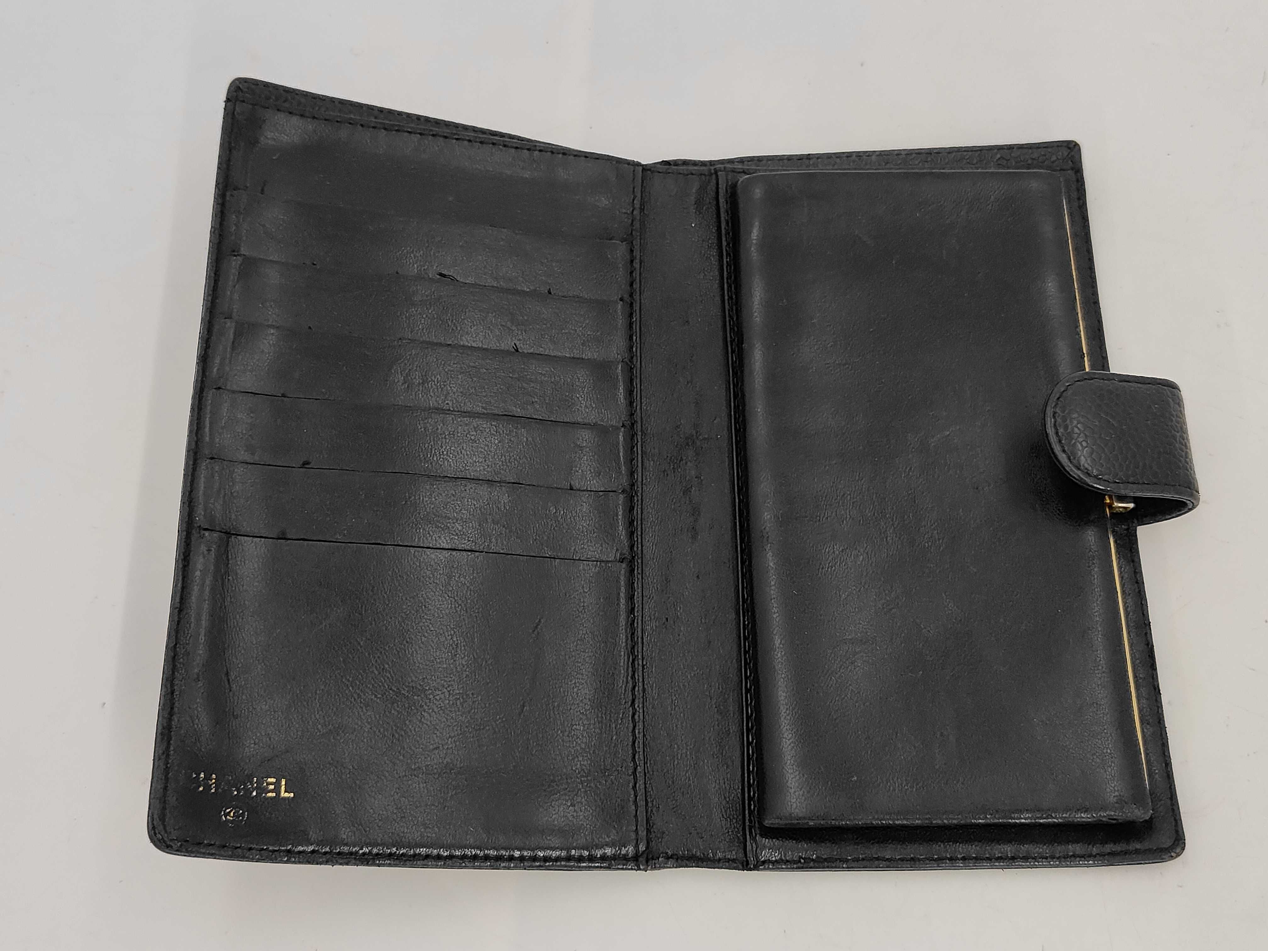 Caviar Leather Long Wallet (with seal/without G) — view 4