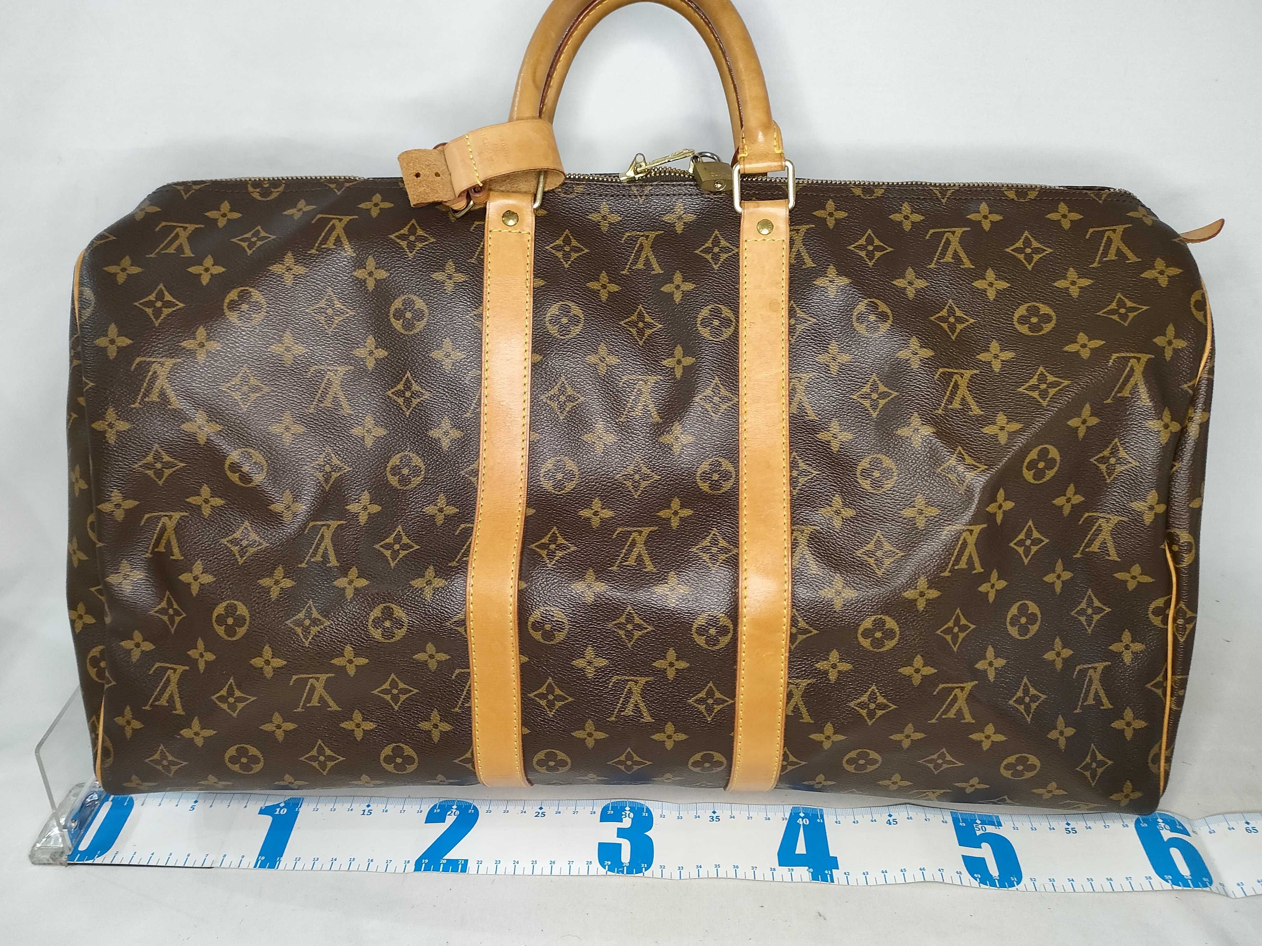 Monogram Keepall 55 M41424 SD1023 Brown Boston Bag — view 2
