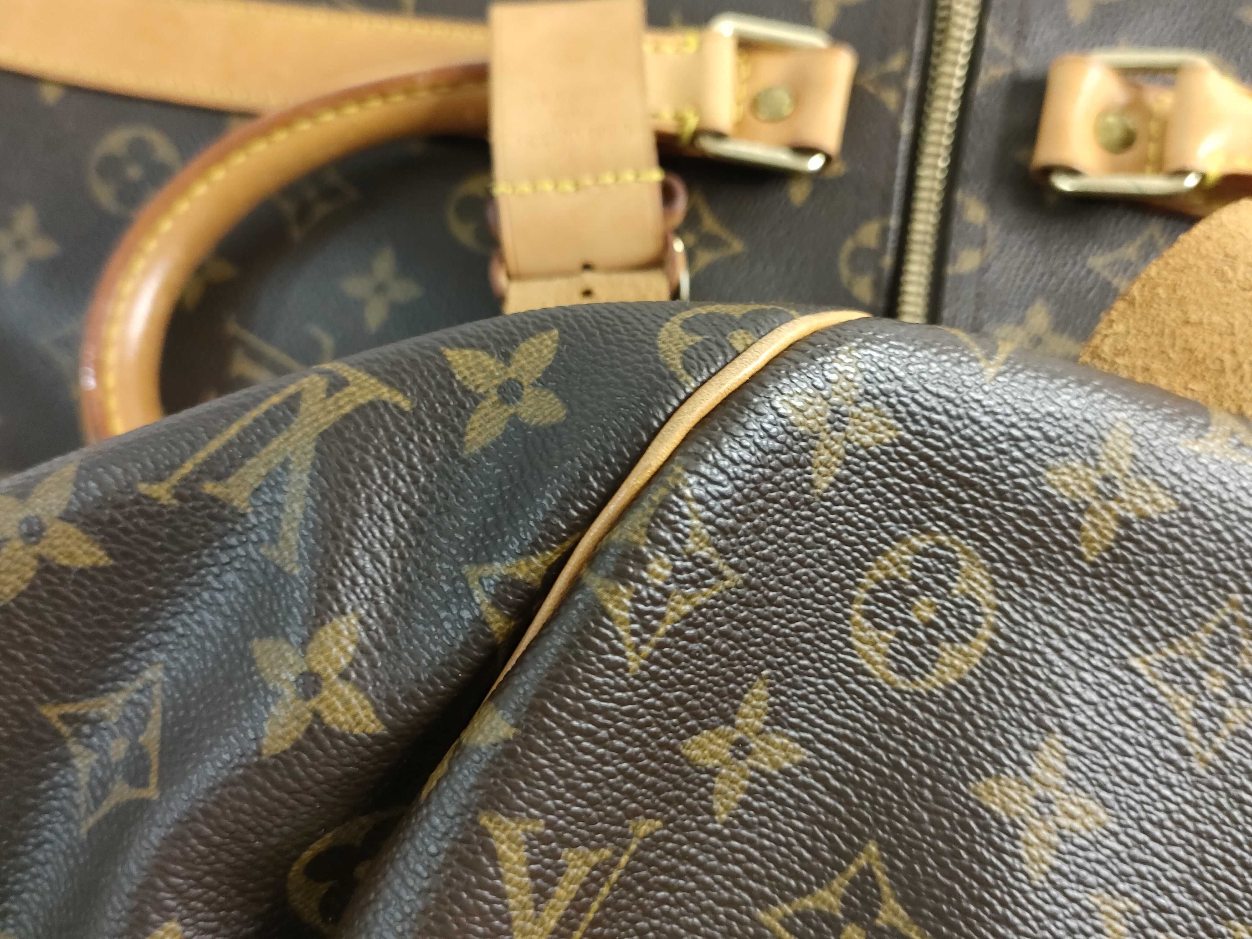 Monogram Keepall 55 M41424 SD1023 Brown Boston Bag — view 15