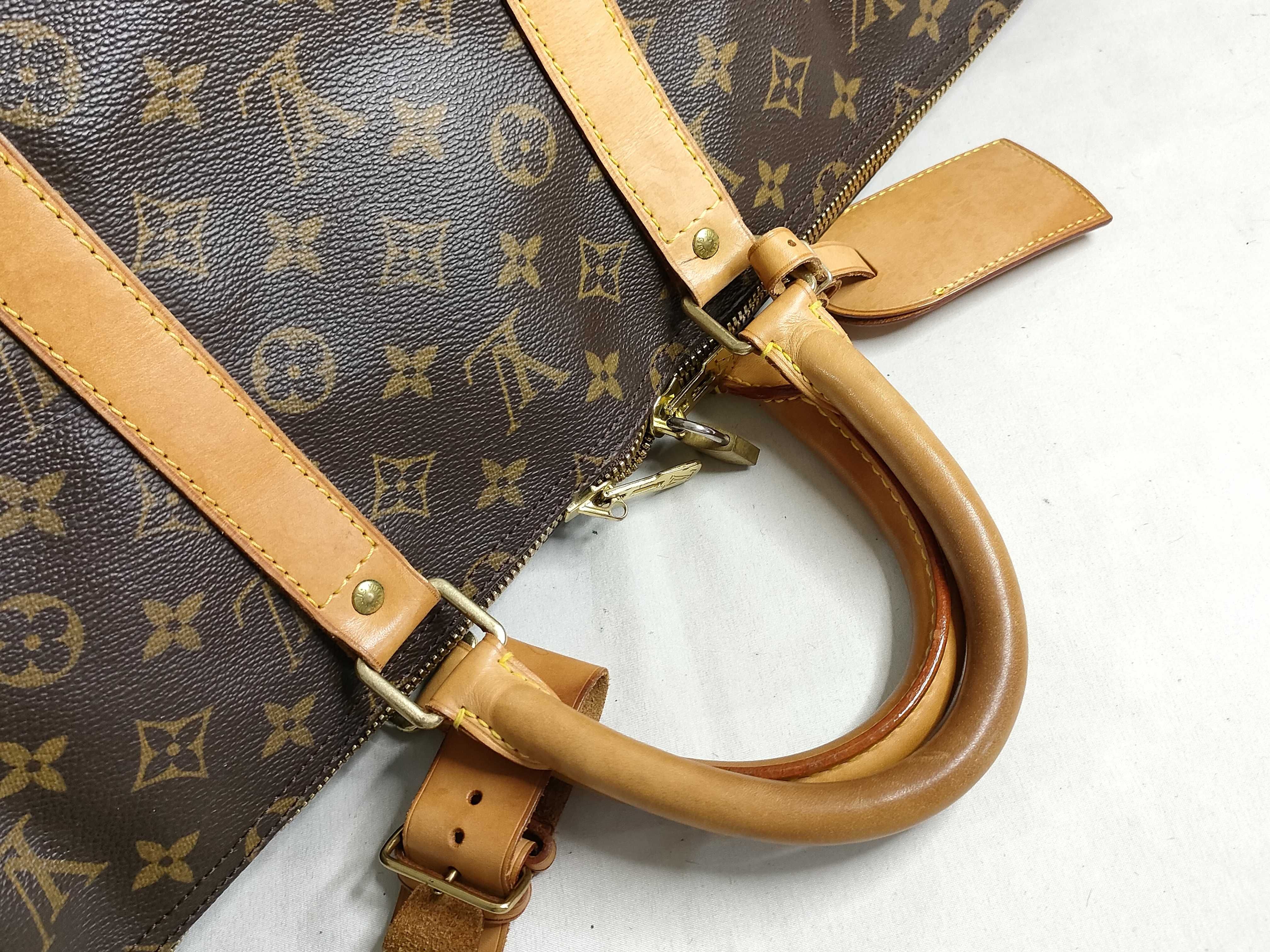 Monogram Keepall 55 M41424 SD1023 Brown Boston Bag — view 3