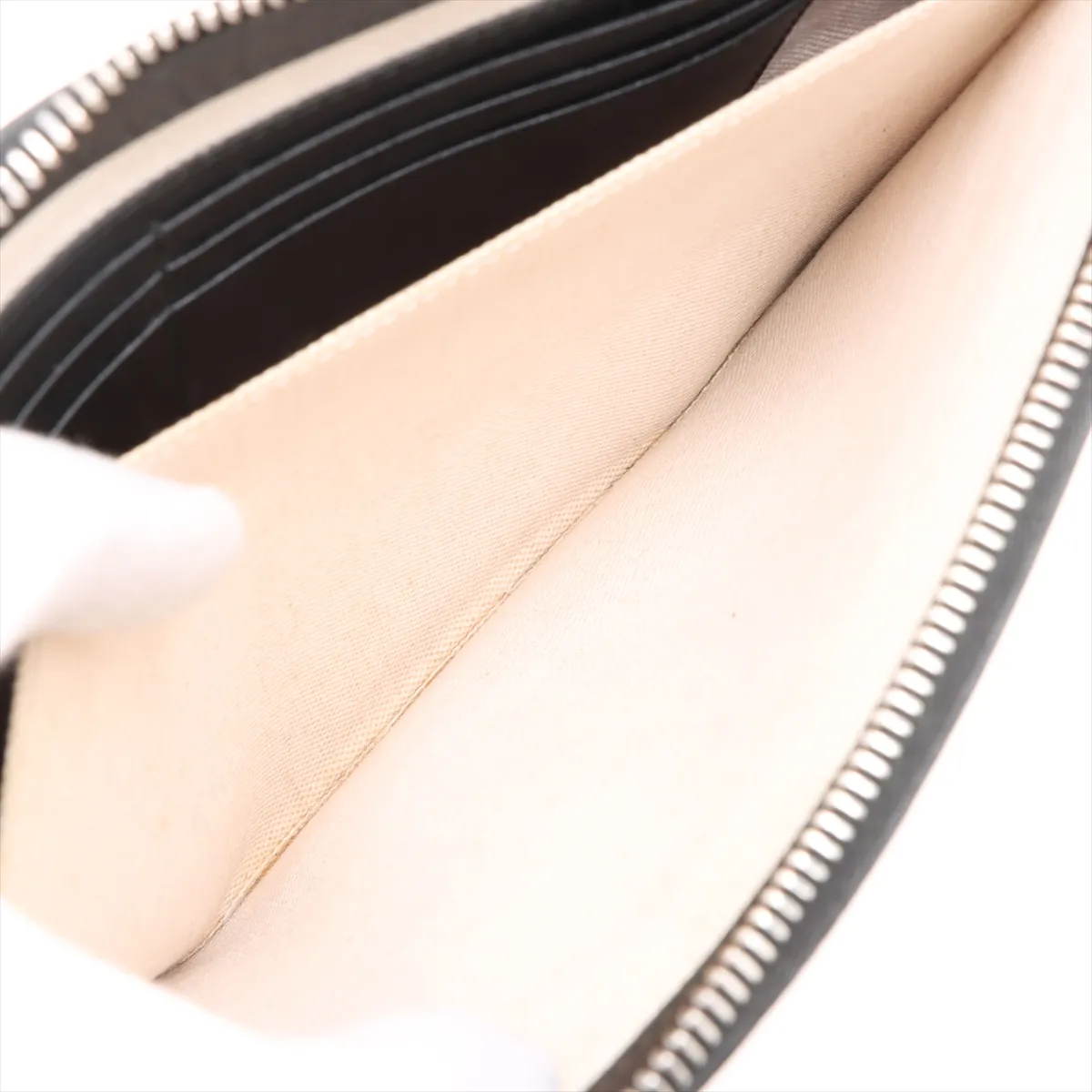 GG Supreme PVC x Leather Clutch Bag Black x Red 547084 — view 6