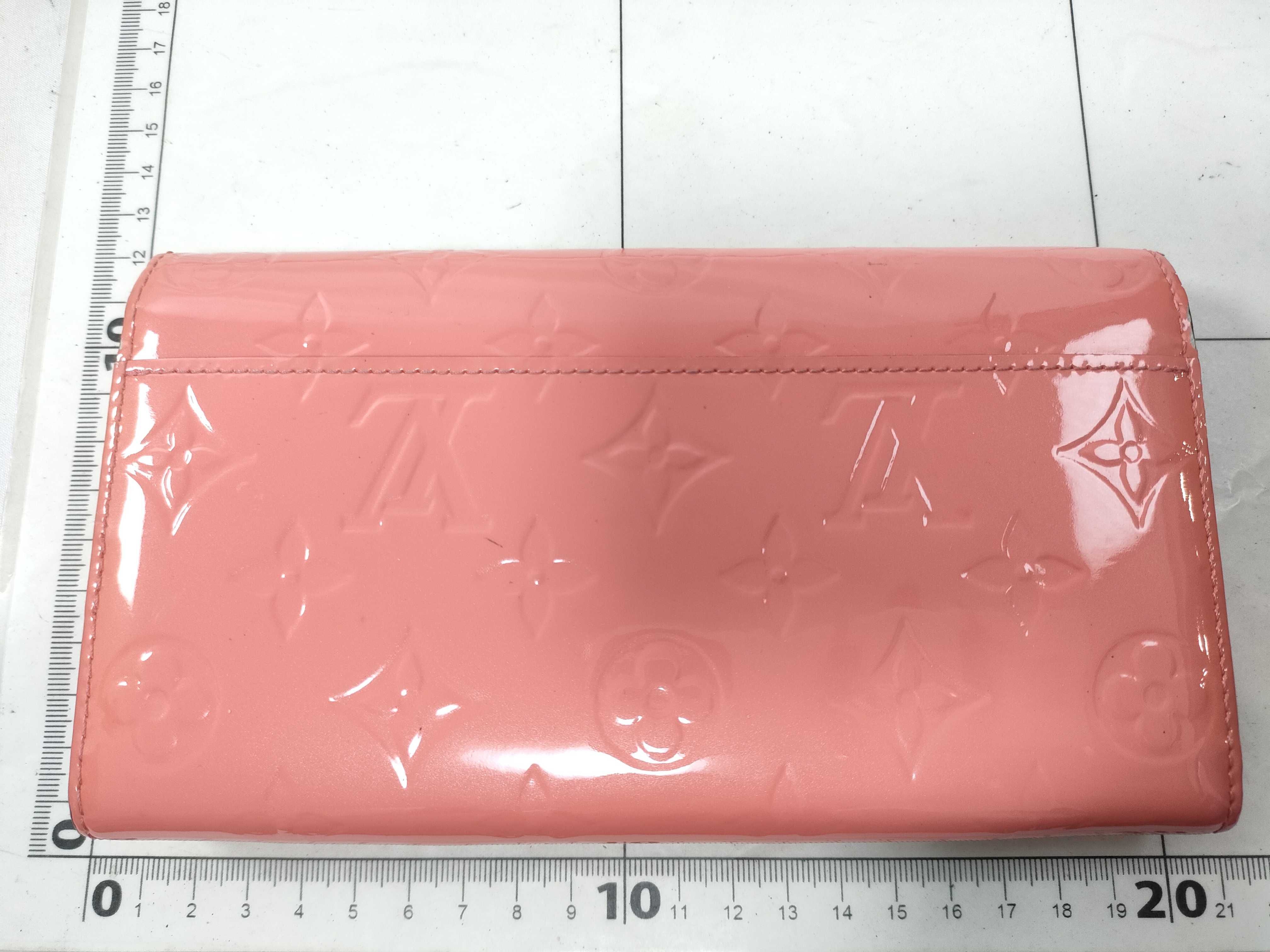 Vernis LV Portefeuille Sarah Vernis Rose Rich Wallet — view 2