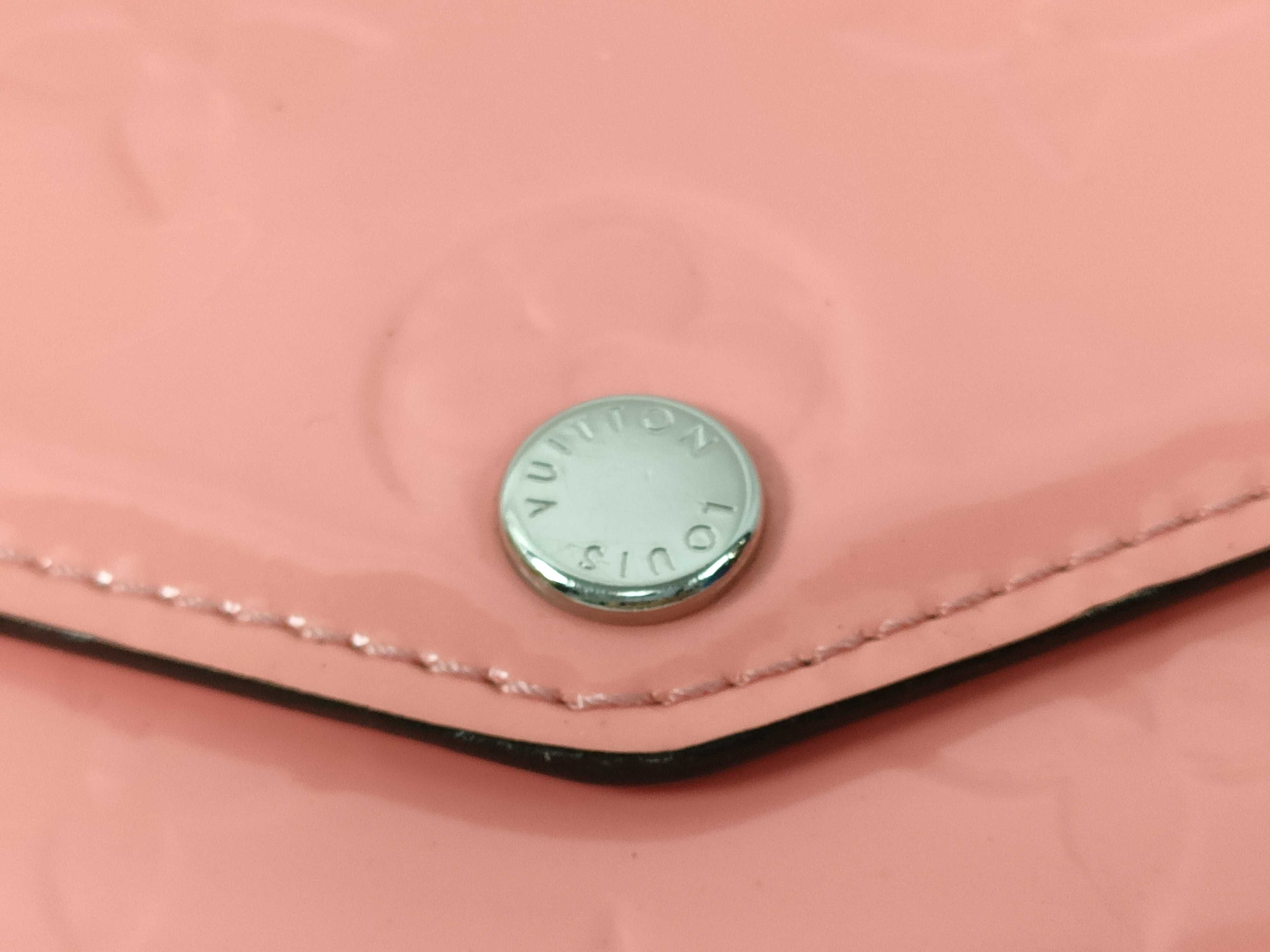 Vernis LV Portefeuille Sarah Vernis Rose Rich Wallet — view 5