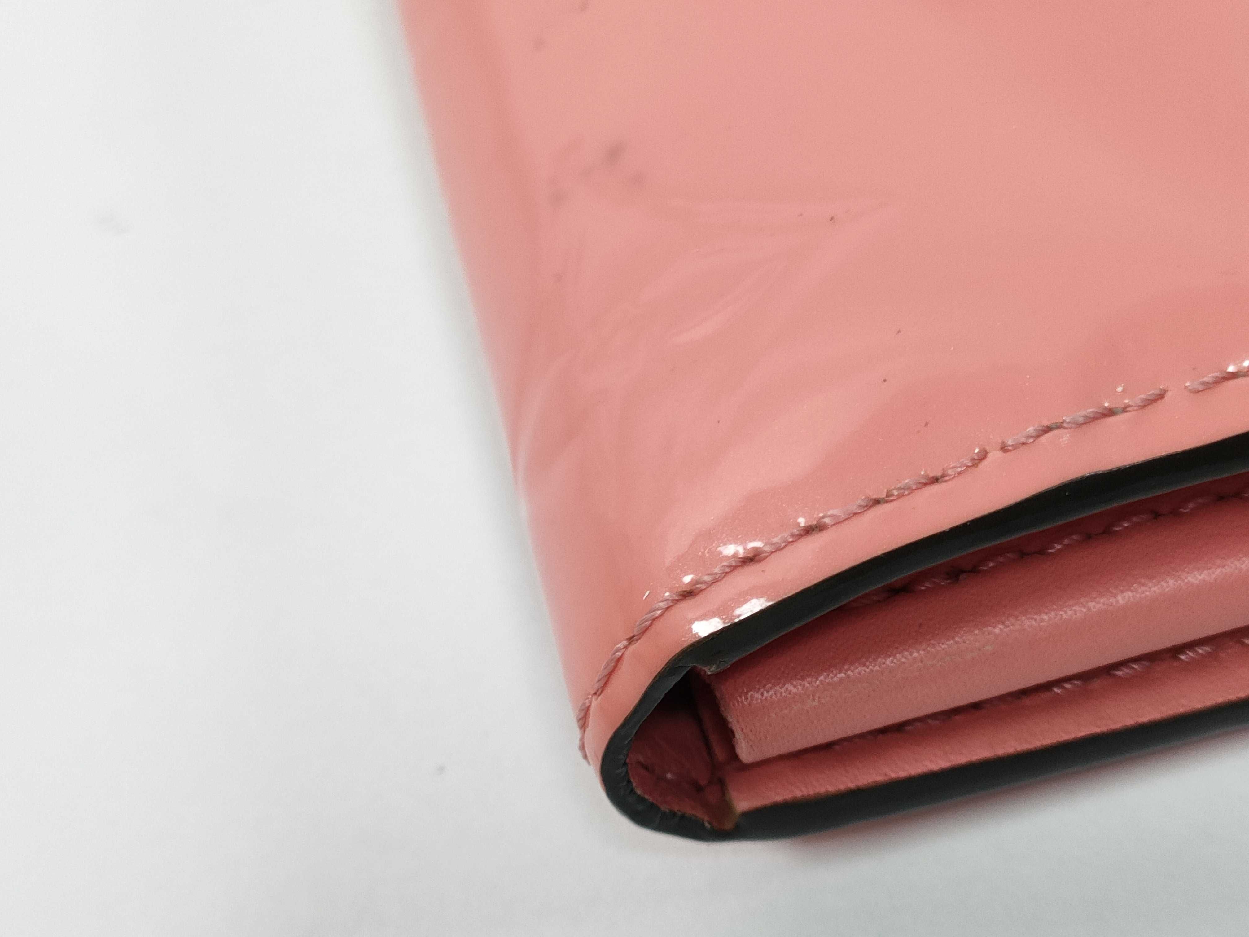 Vernis LV Portefeuille Sarah Vernis Rose Rich Wallet — view 7