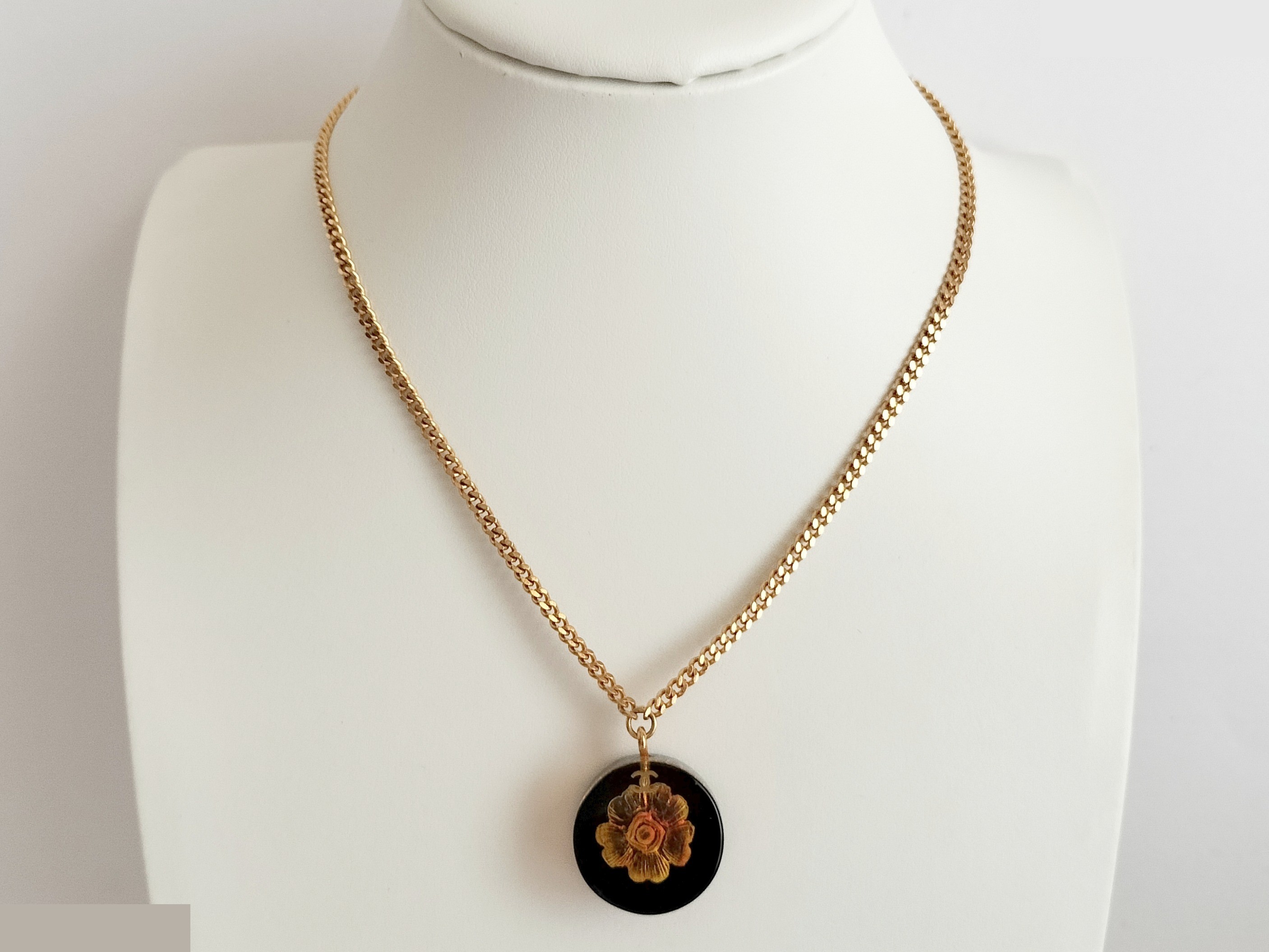 Coco Camellia Gold Necklace, Chain approx. 40cm — view 11