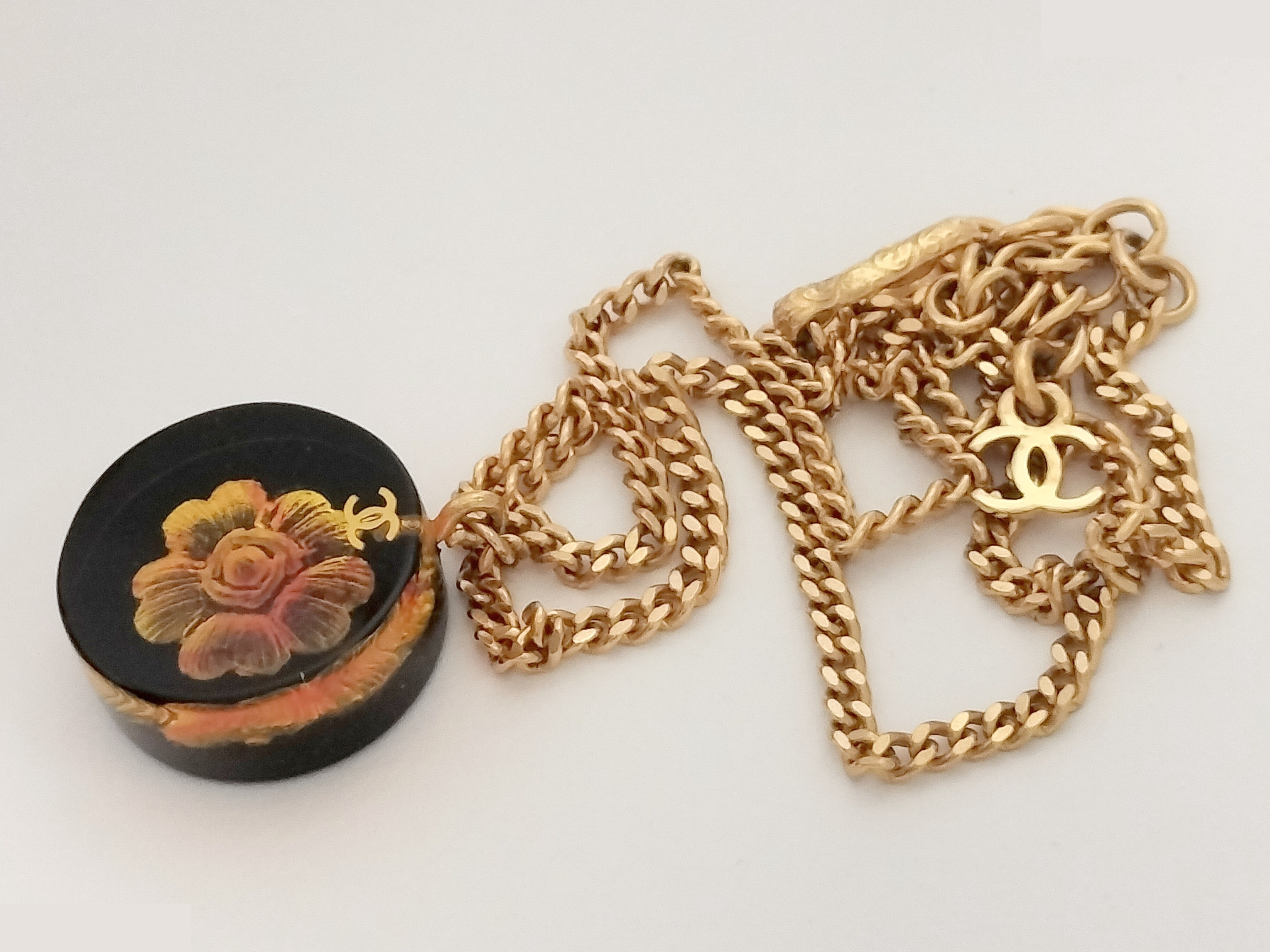 Coco Camellia Gold Necklace, Chain approx. 40cm — view 10
