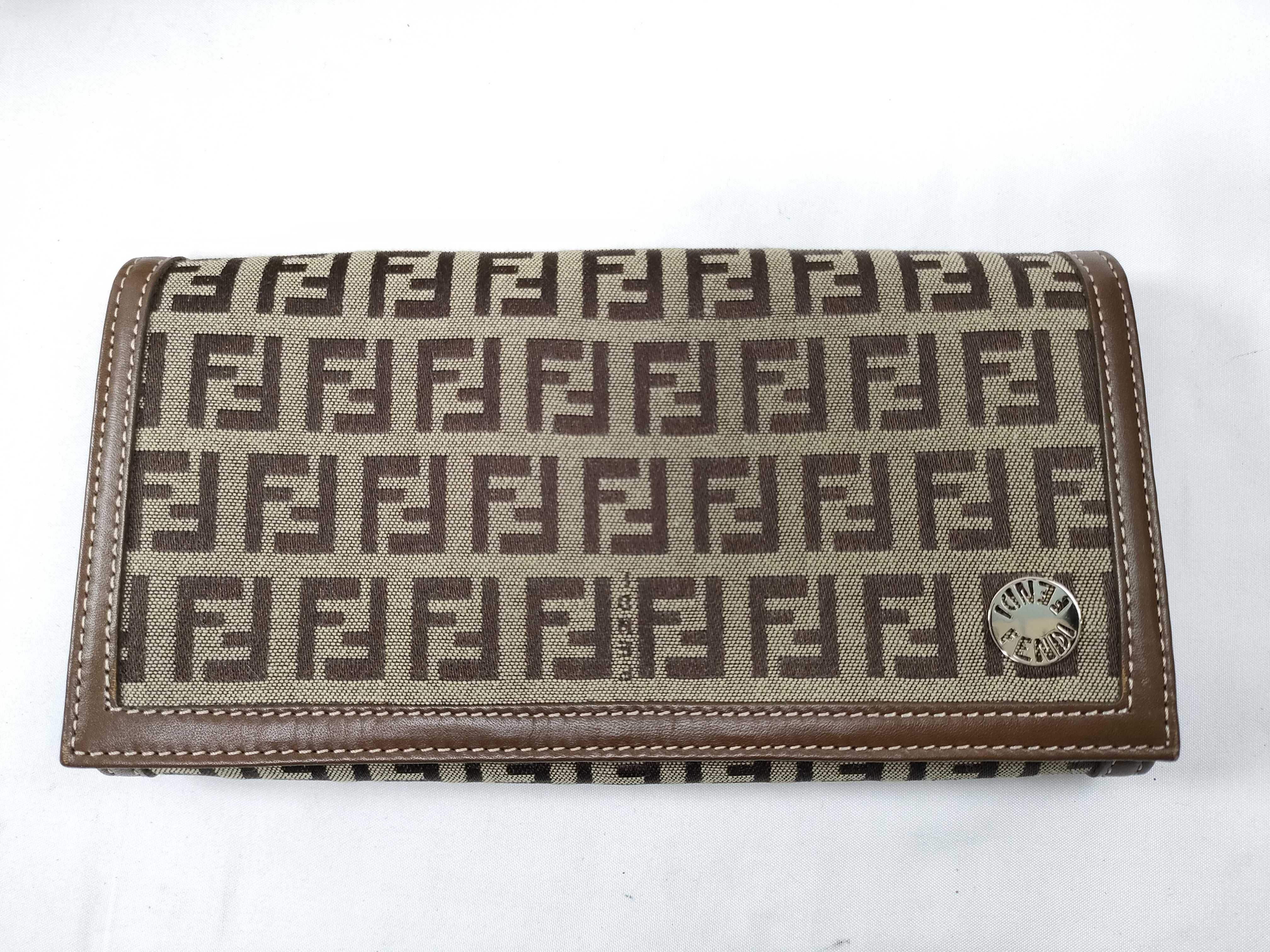 Zucchino Canvas Leather Long Wallet 8M0000