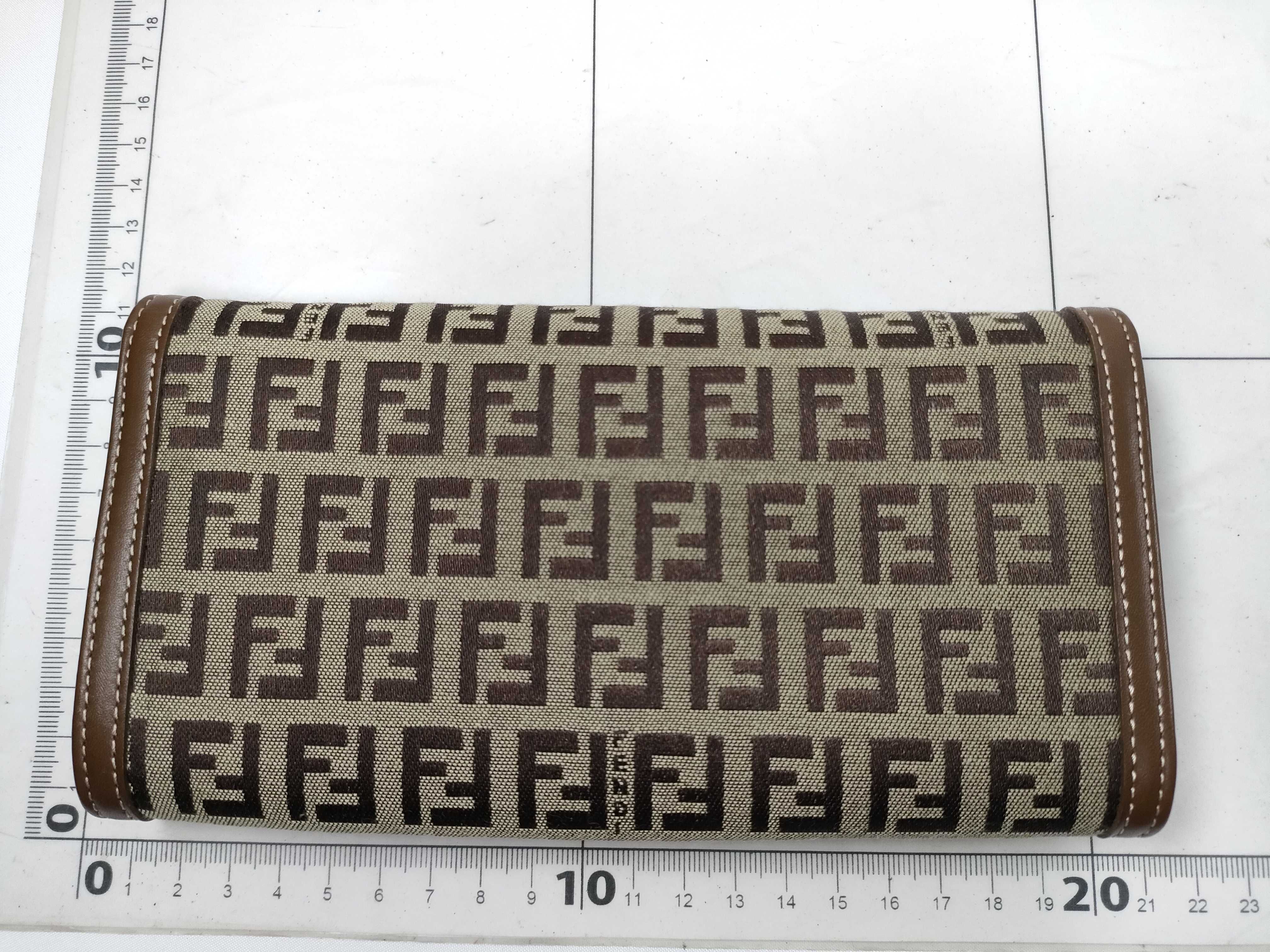 Zucchino Canvas Leather Long Wallet 8M0000 — view 2