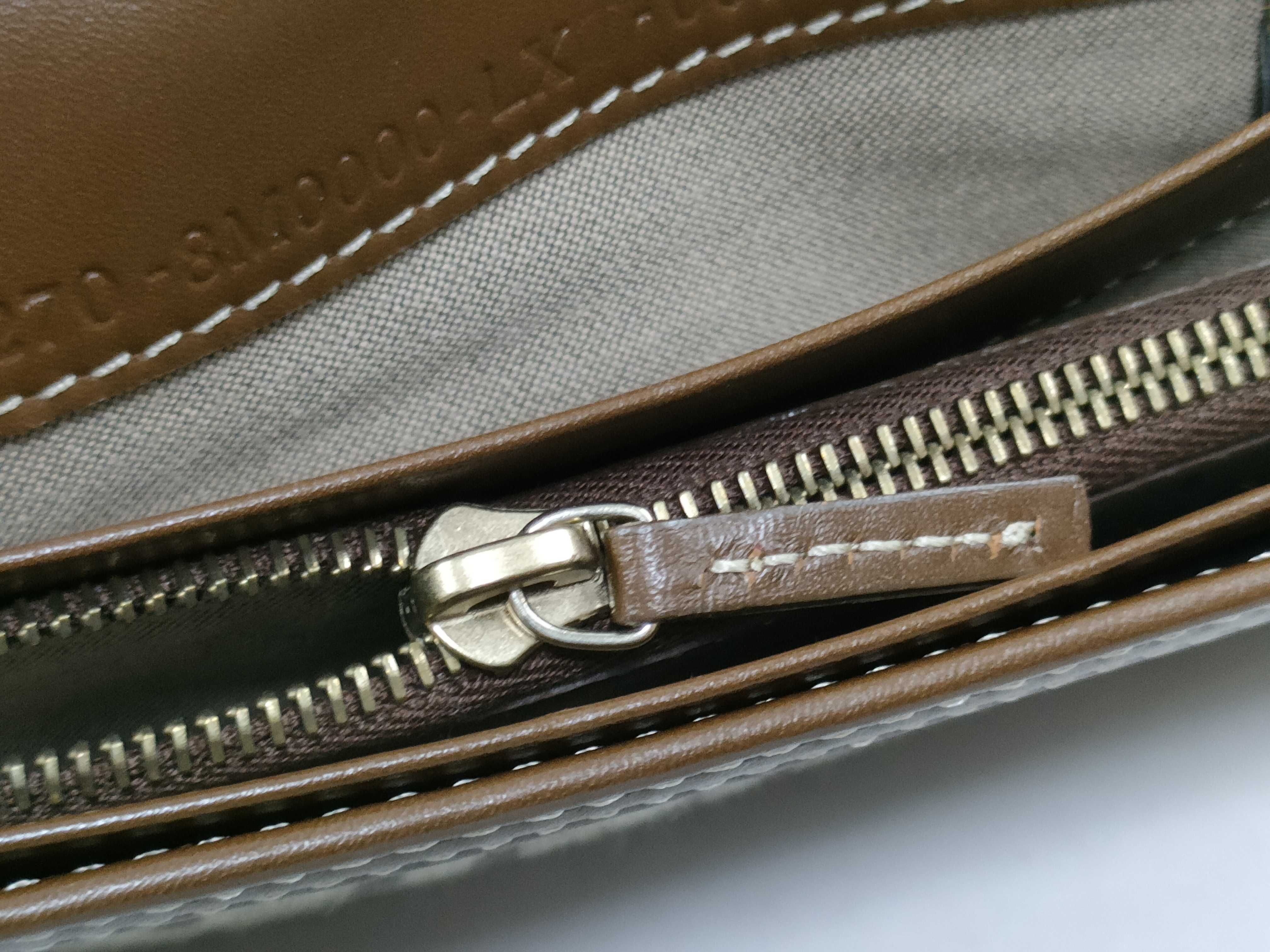 Zucchino Canvas Leather Long Wallet 8M0000 — view 15