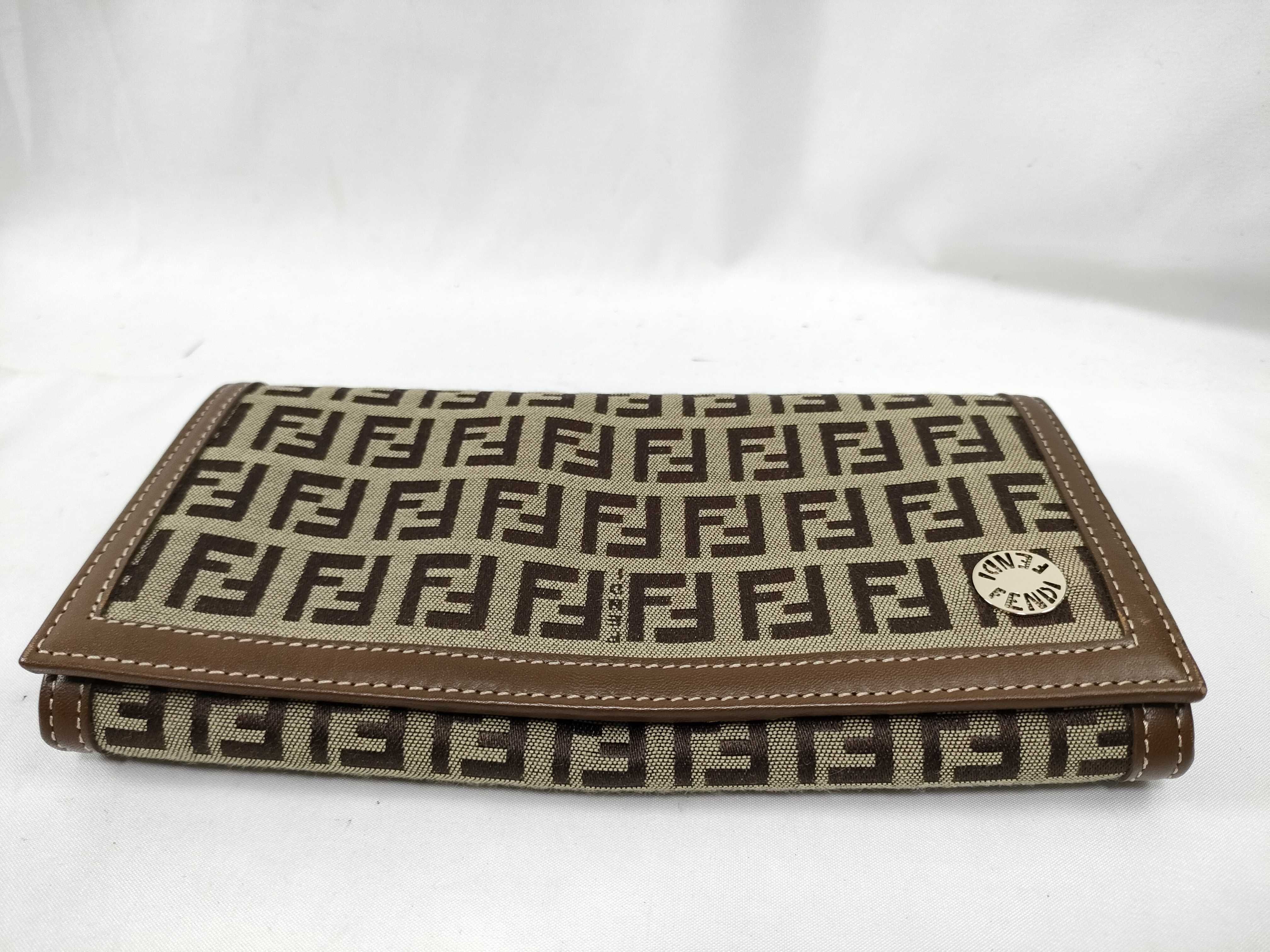 Zucchino Canvas Leather Long Wallet 8M0000 — view 3