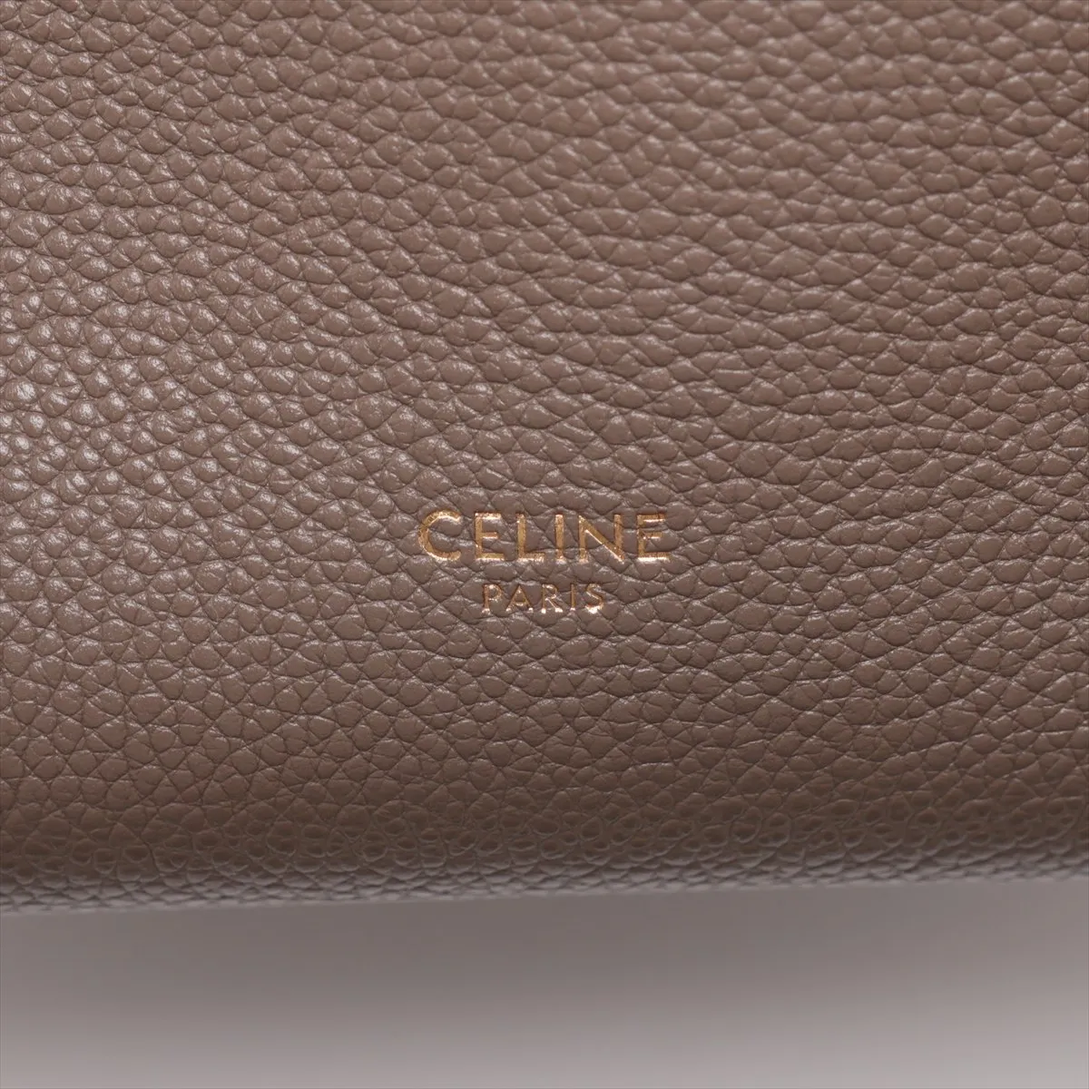 Sangle Bucket Small Leather Shoulder Bag, Beige — view 9