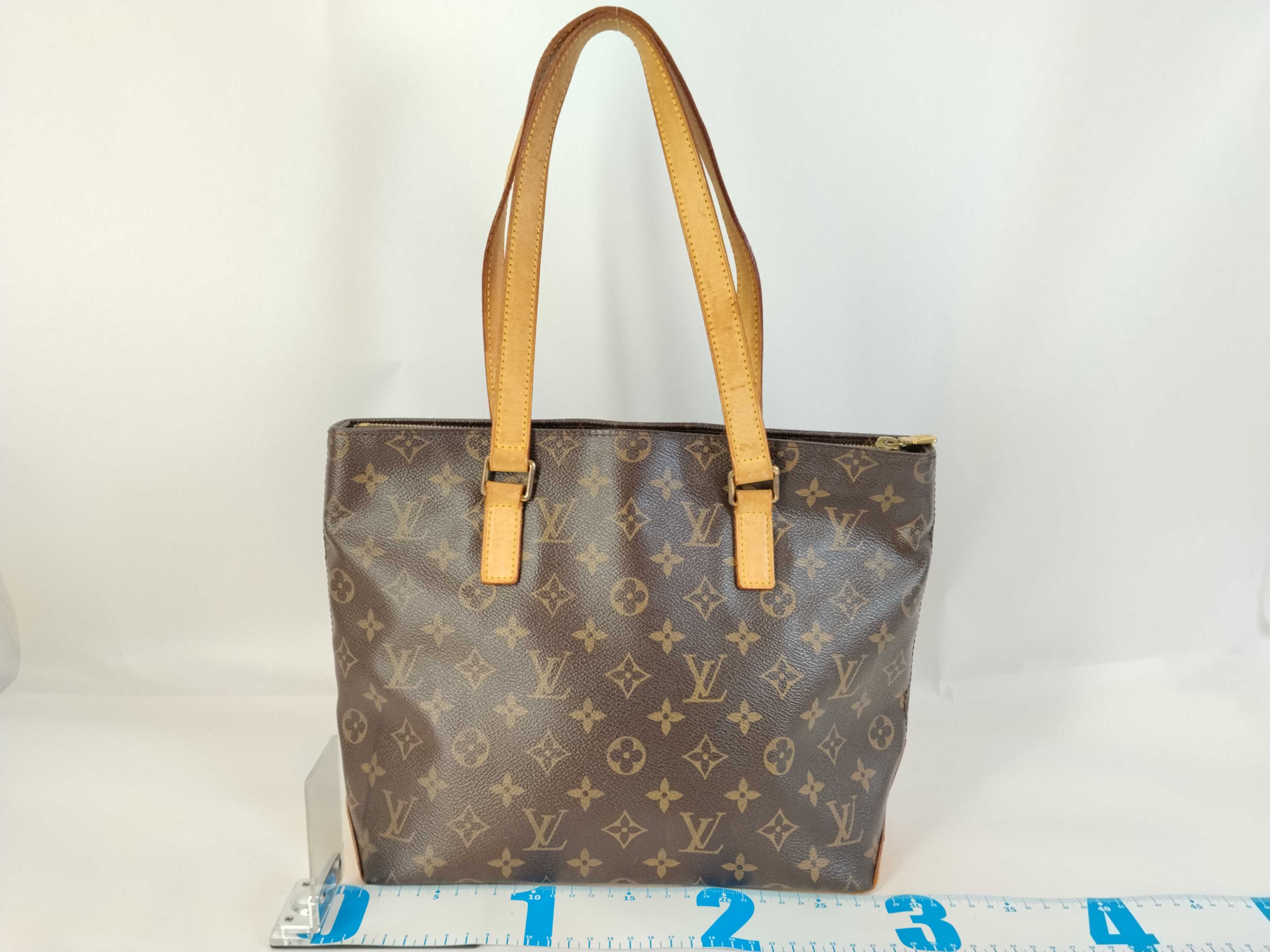 Monogram Vuitton Monogram Cabas Piano M51148 VI0096 Brown Tote Bag — view 2