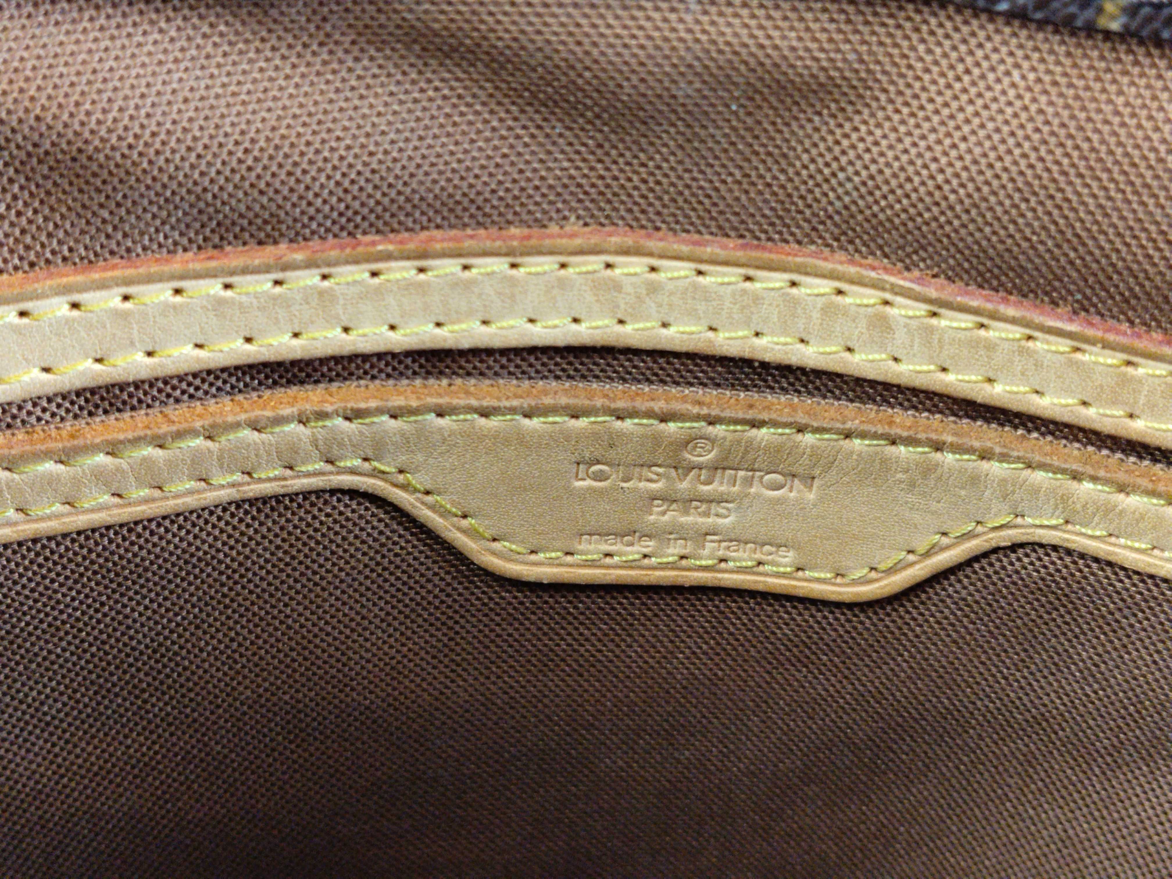Monogram Vuitton Monogram Cabas Piano M51148 VI0096 Brown Tote Bag — view 12