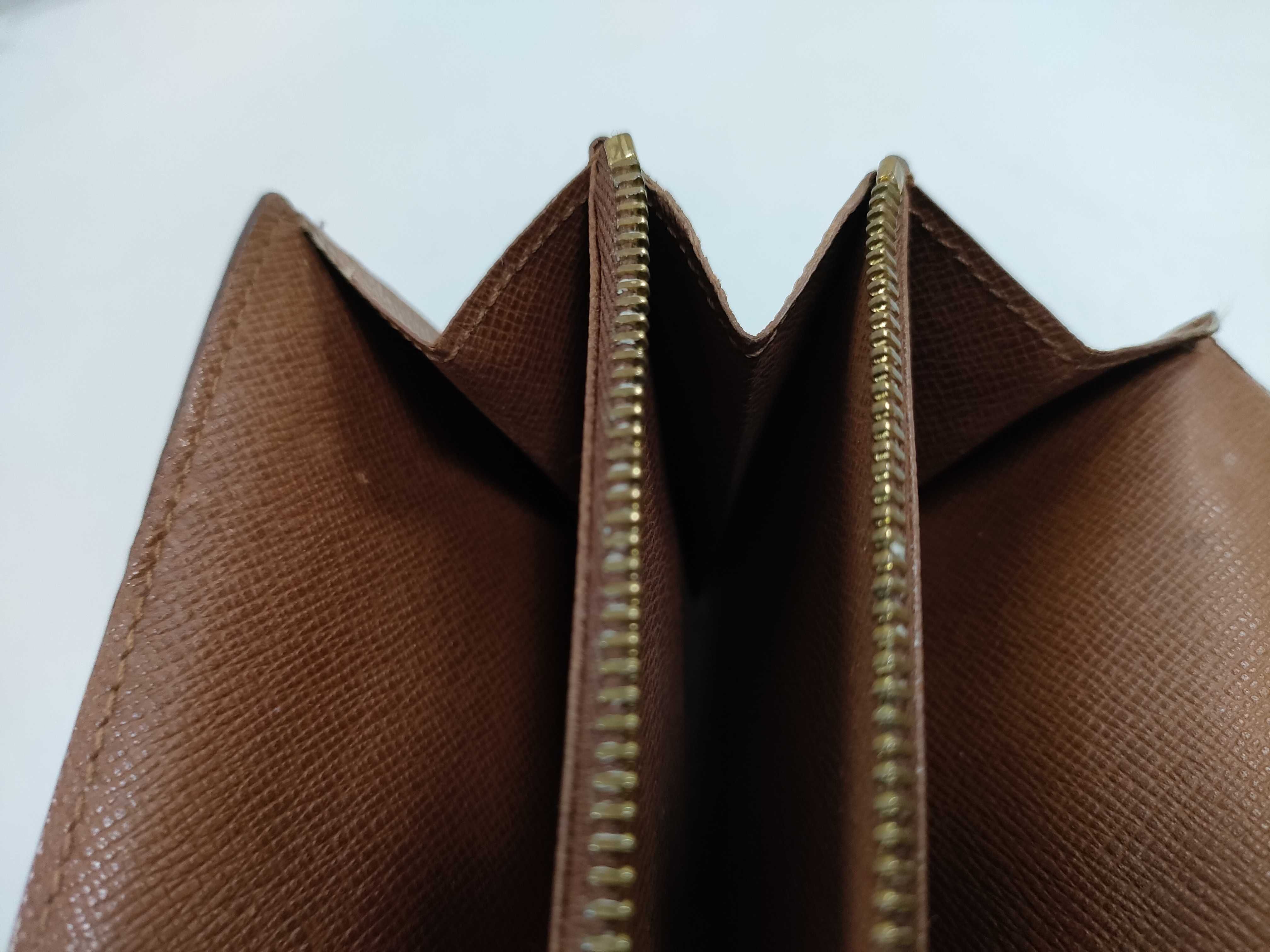 Monogram LV Wallet Portefeuille Sarah Brown Wallet — view 12