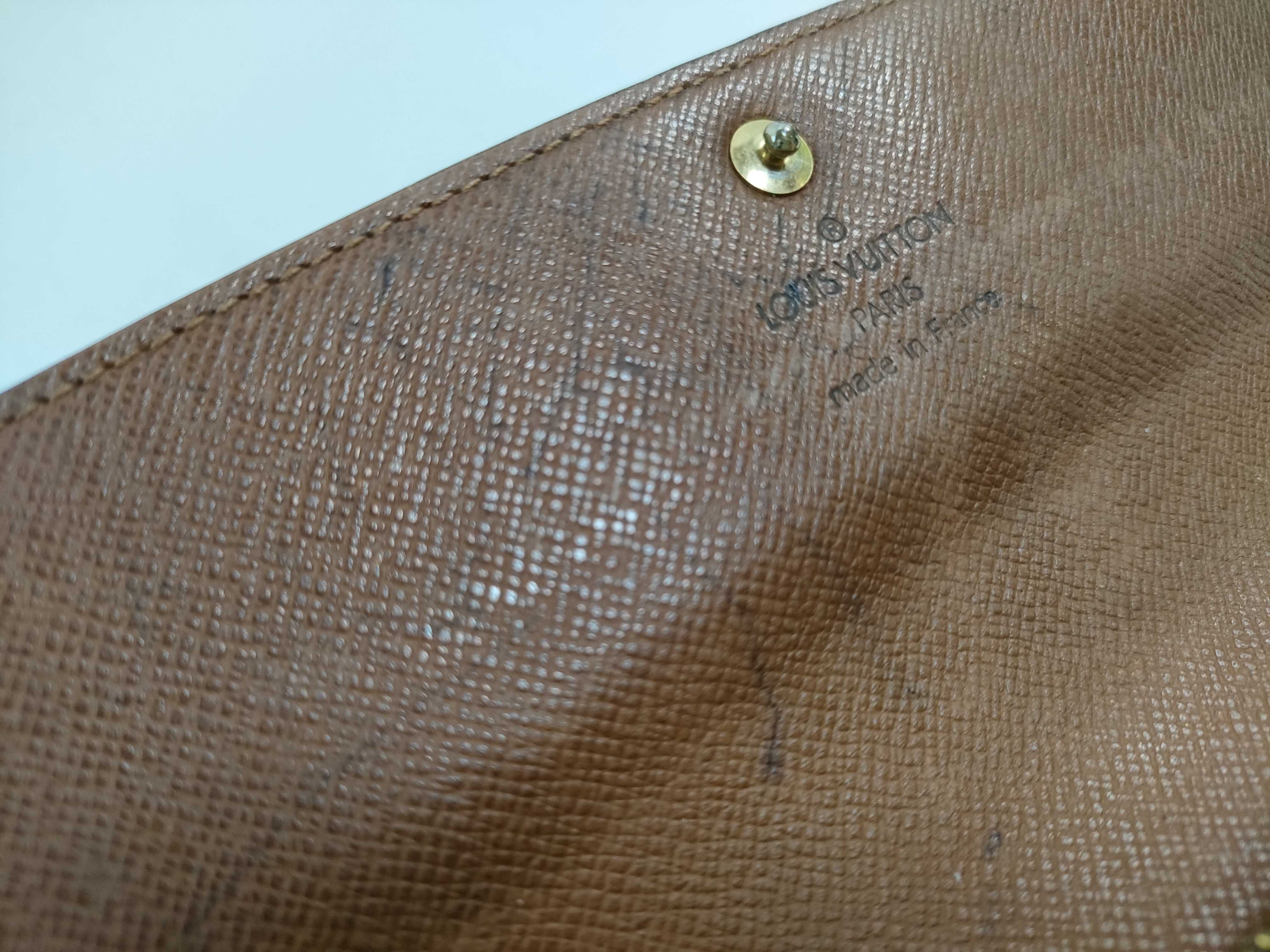 Monogram LV Wallet Portefeuille Sarah Brown Wallet — view 13