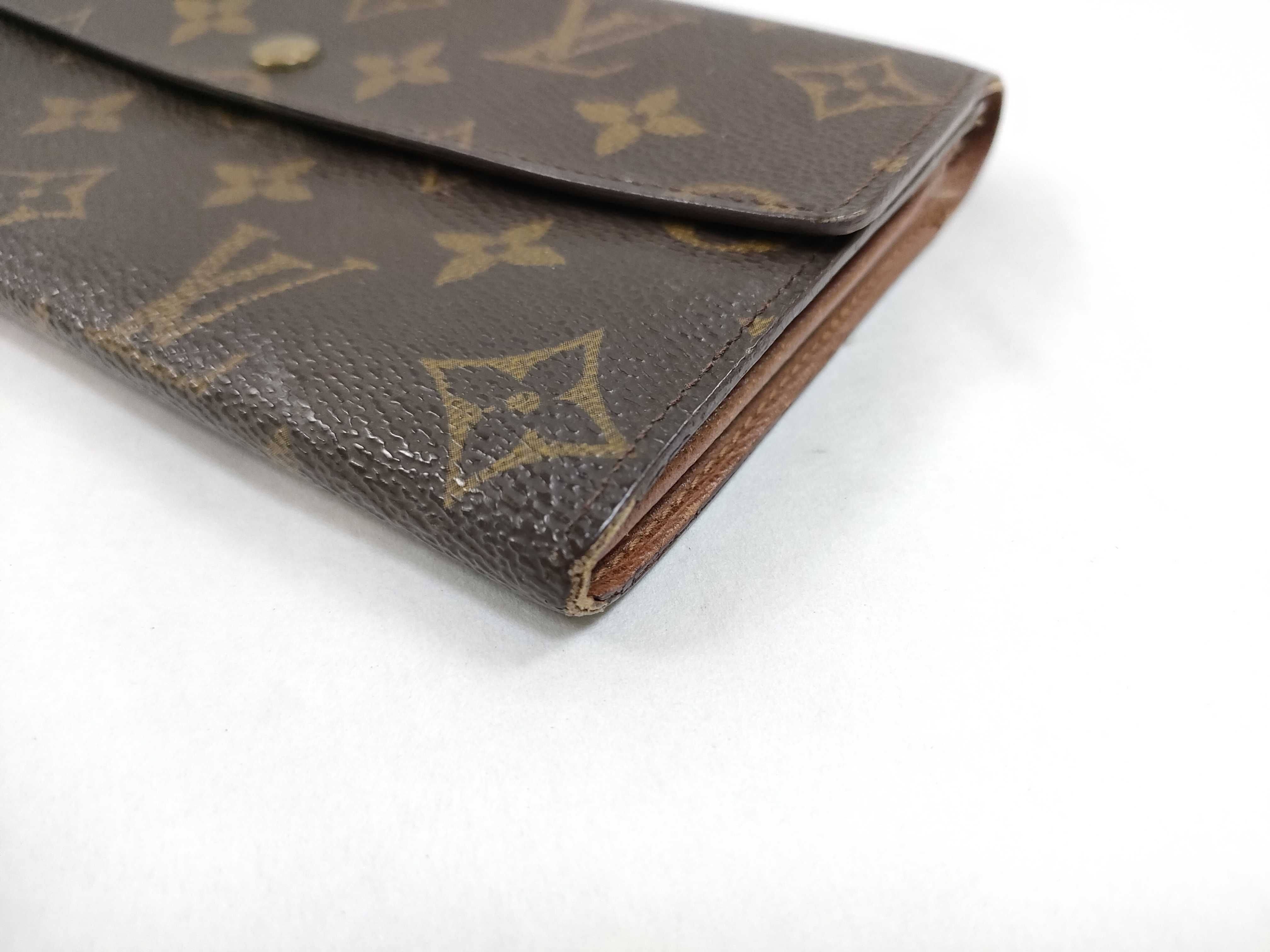 Monogram LV Wallet Portefeuille Sarah Brown Wallet — view 3