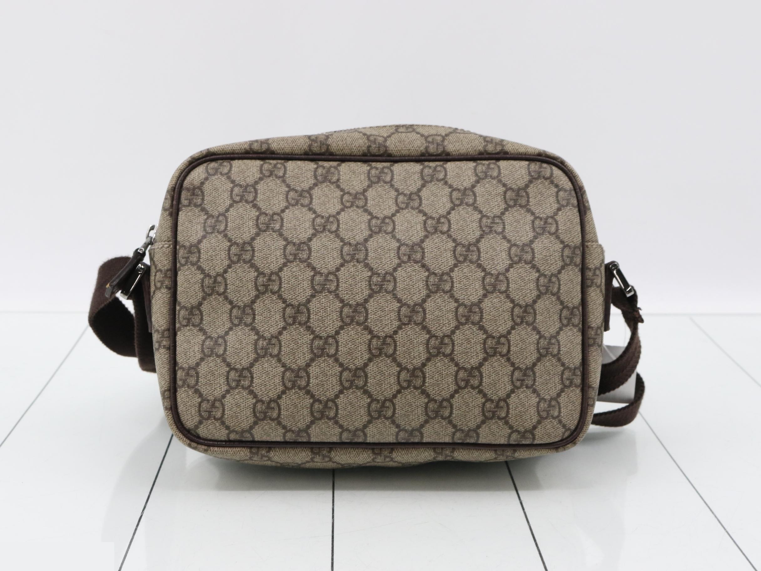 GG Supreme Shoulder Bag BE/DBR — view 2