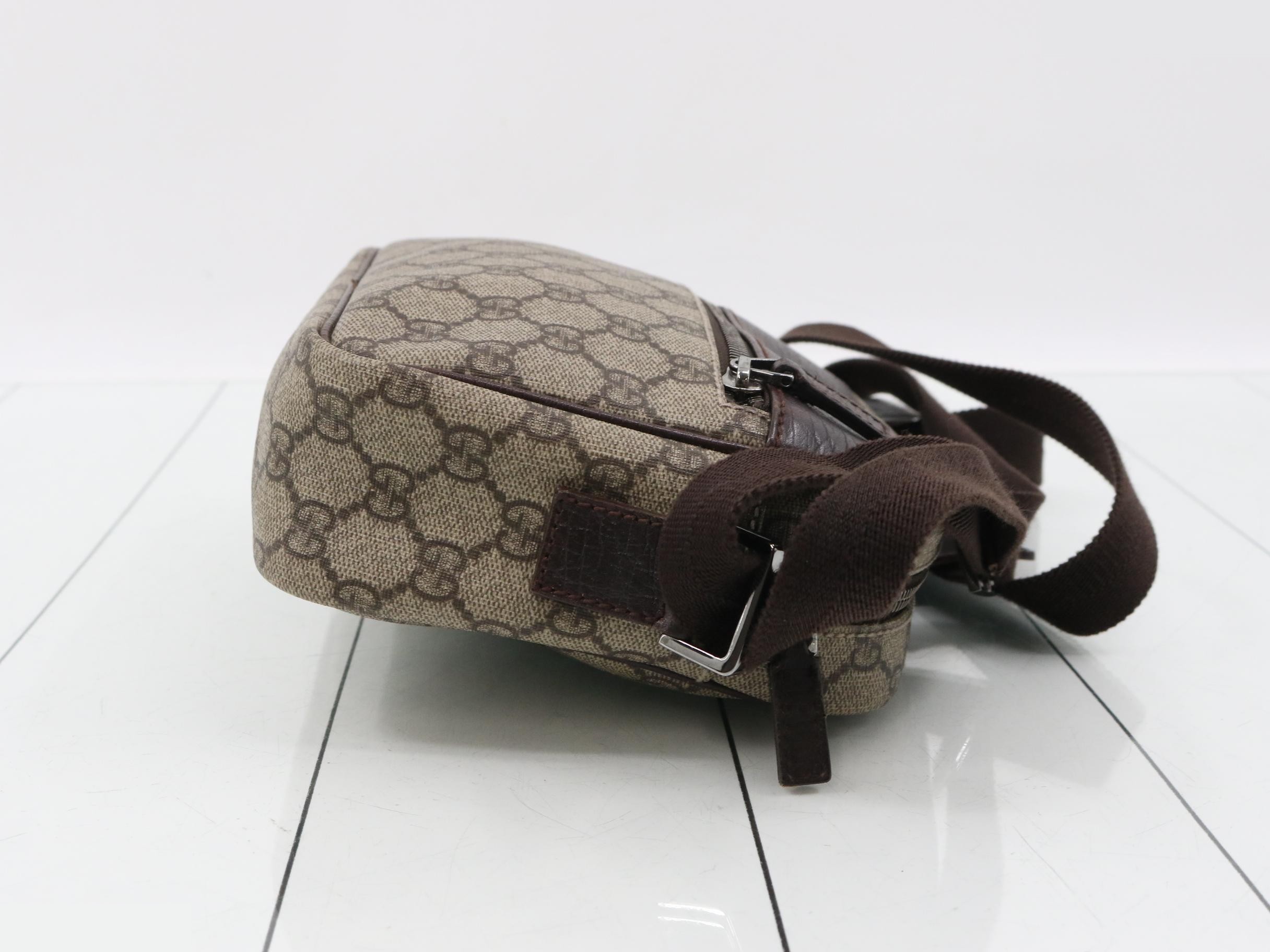 GG Supreme Shoulder Bag BE/DBR — view 3