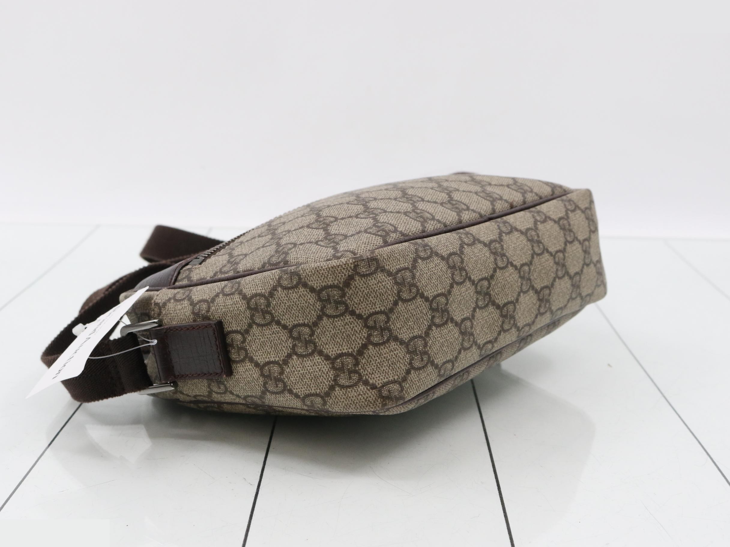 GG Supreme Shoulder Bag BE/DBR — view 5