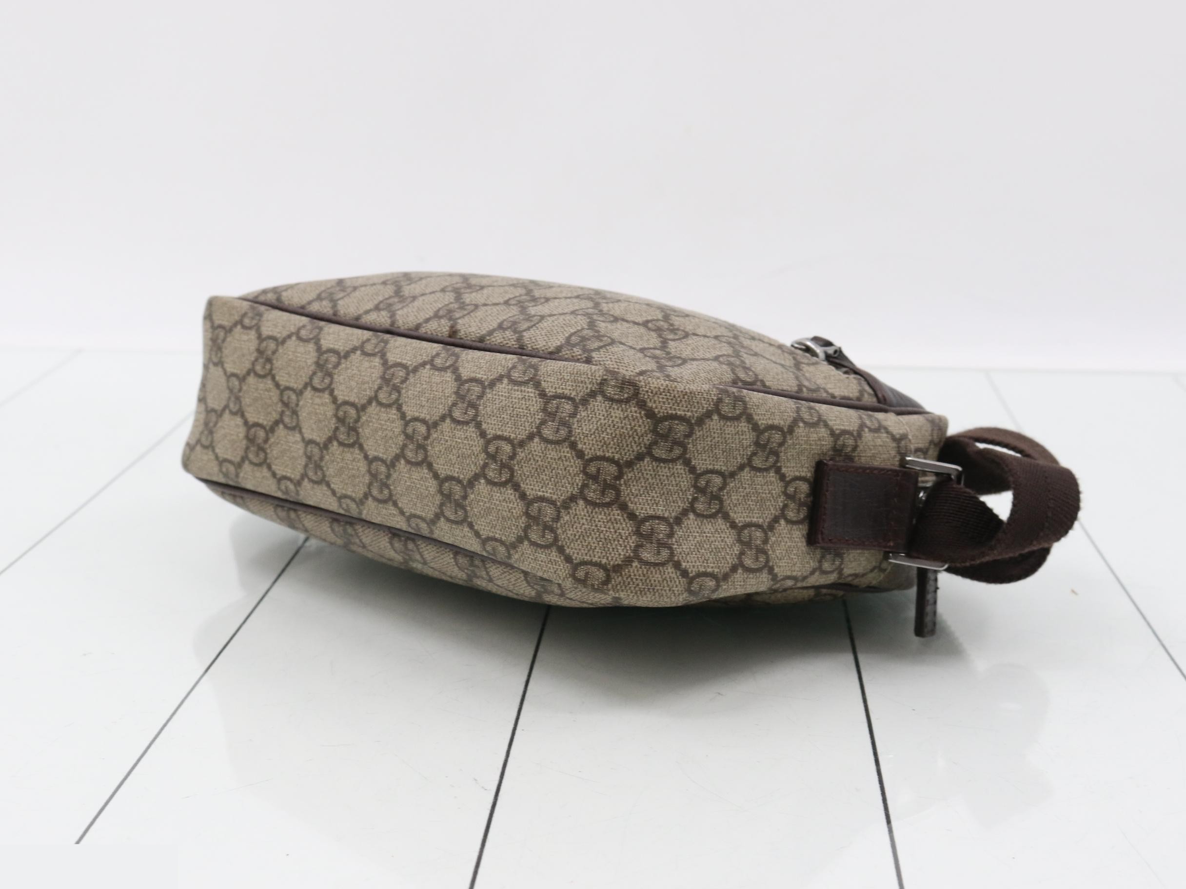 GG Supreme Shoulder Bag BE/DBR — view 6