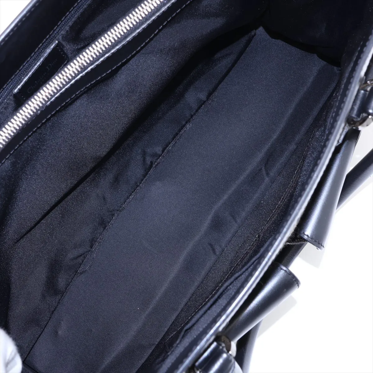 Trotter Canvas x Leather Handbag, Black — view 7