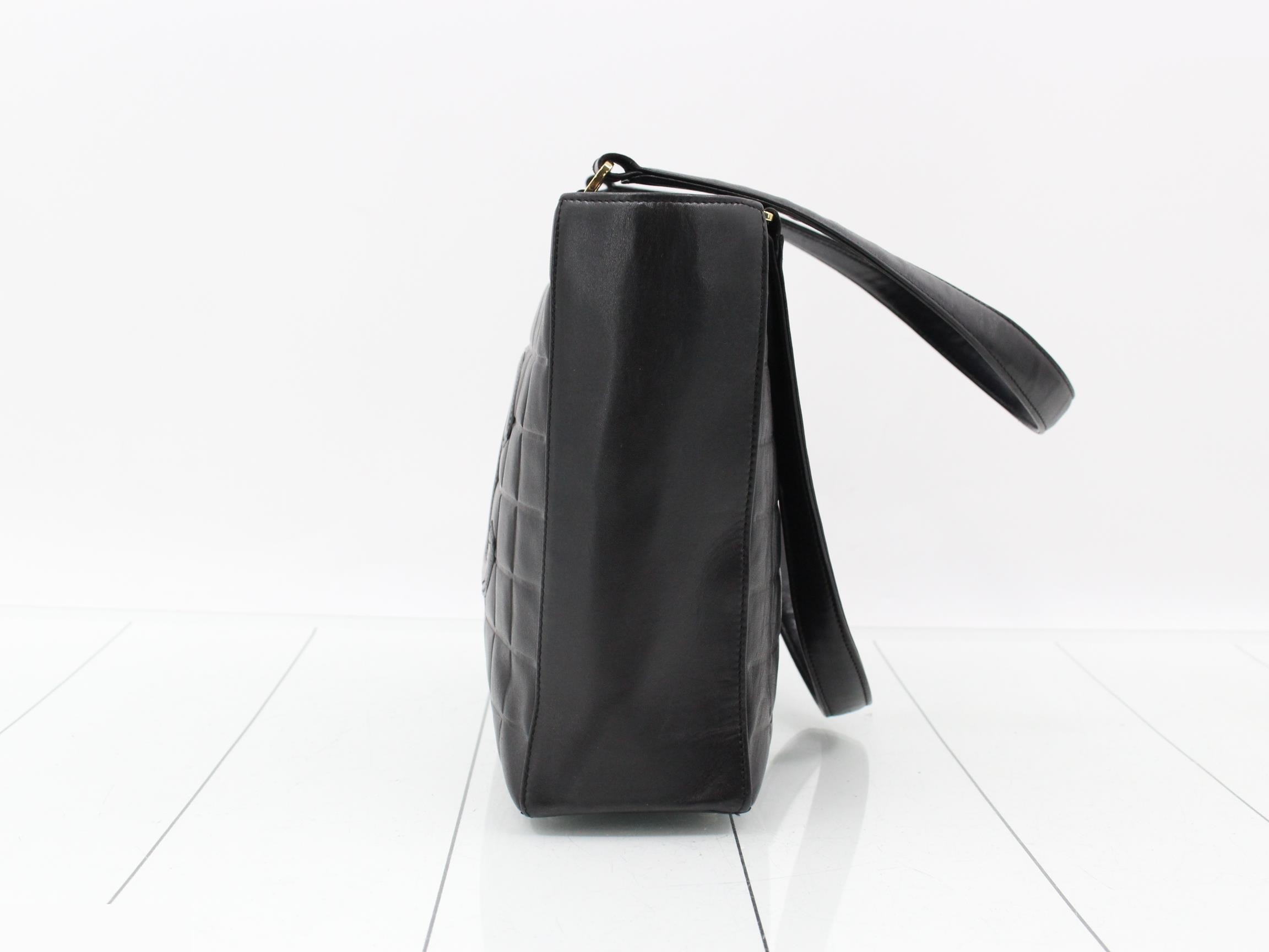 Chocolate Bar Leather Semi-Shoulder Bag — view 3