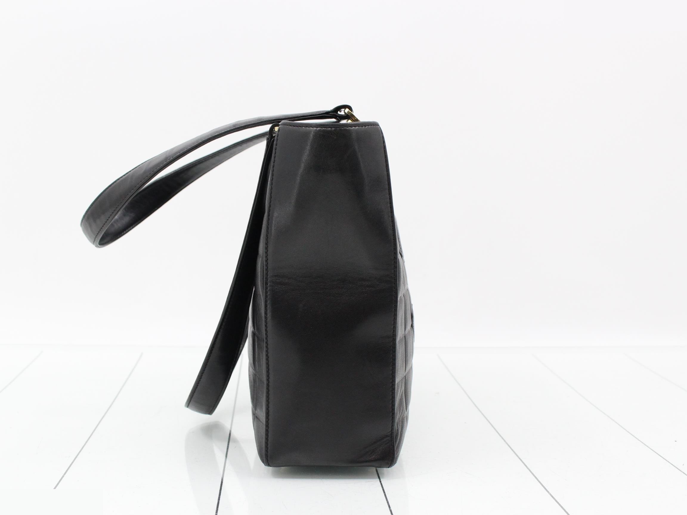 Chocolate Bar Leather Semi-Shoulder Bag — view 4