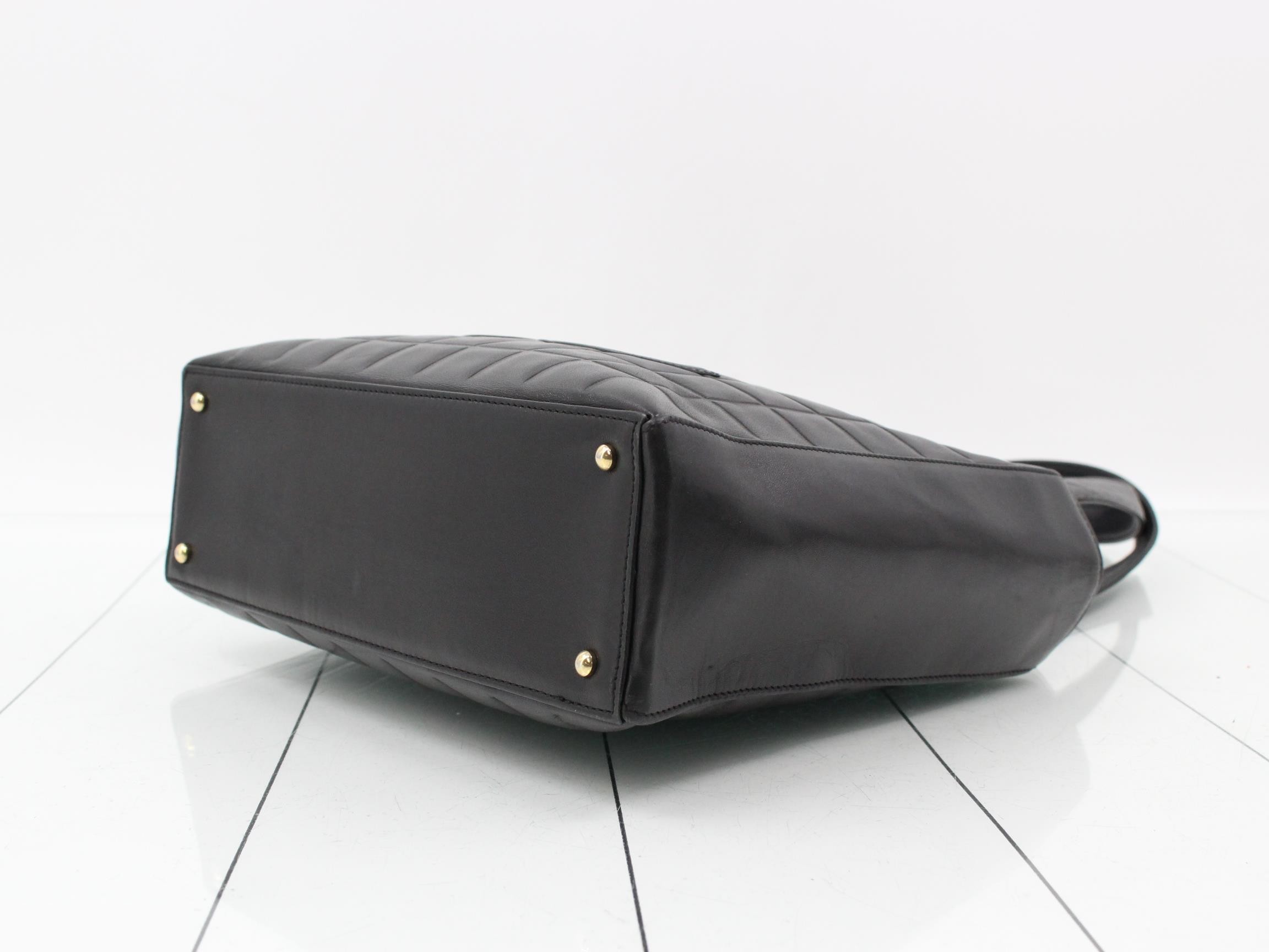 Chocolate Bar Leather Semi-Shoulder Bag — view 6