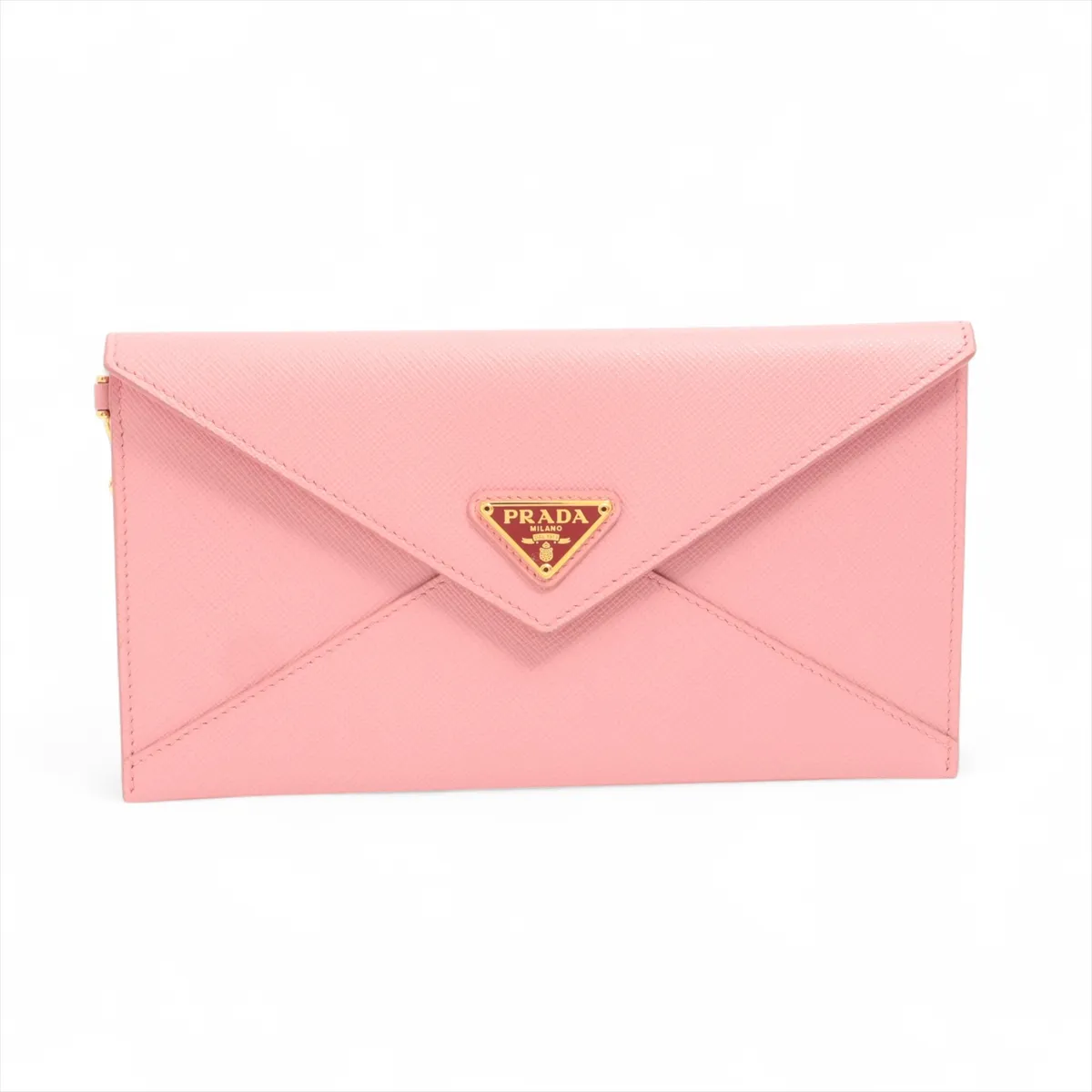 1MF002 Leather Pouch Pink