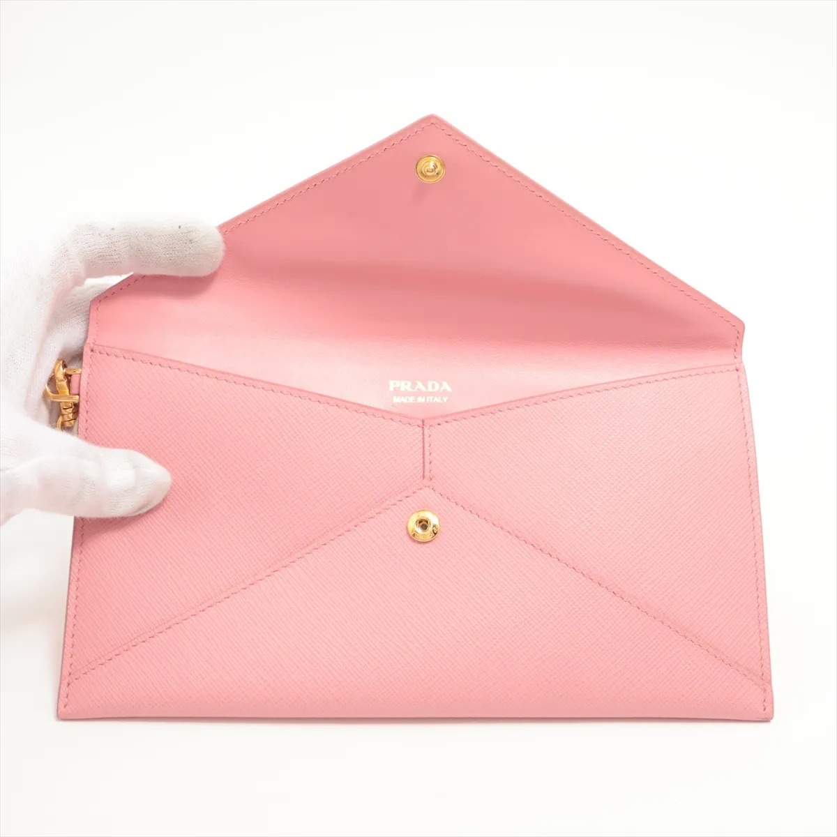 1MF002 Leather Pouch Pink — view 3