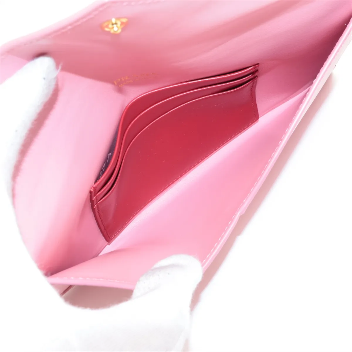 1MF002 Leather Pouch Pink — view 4