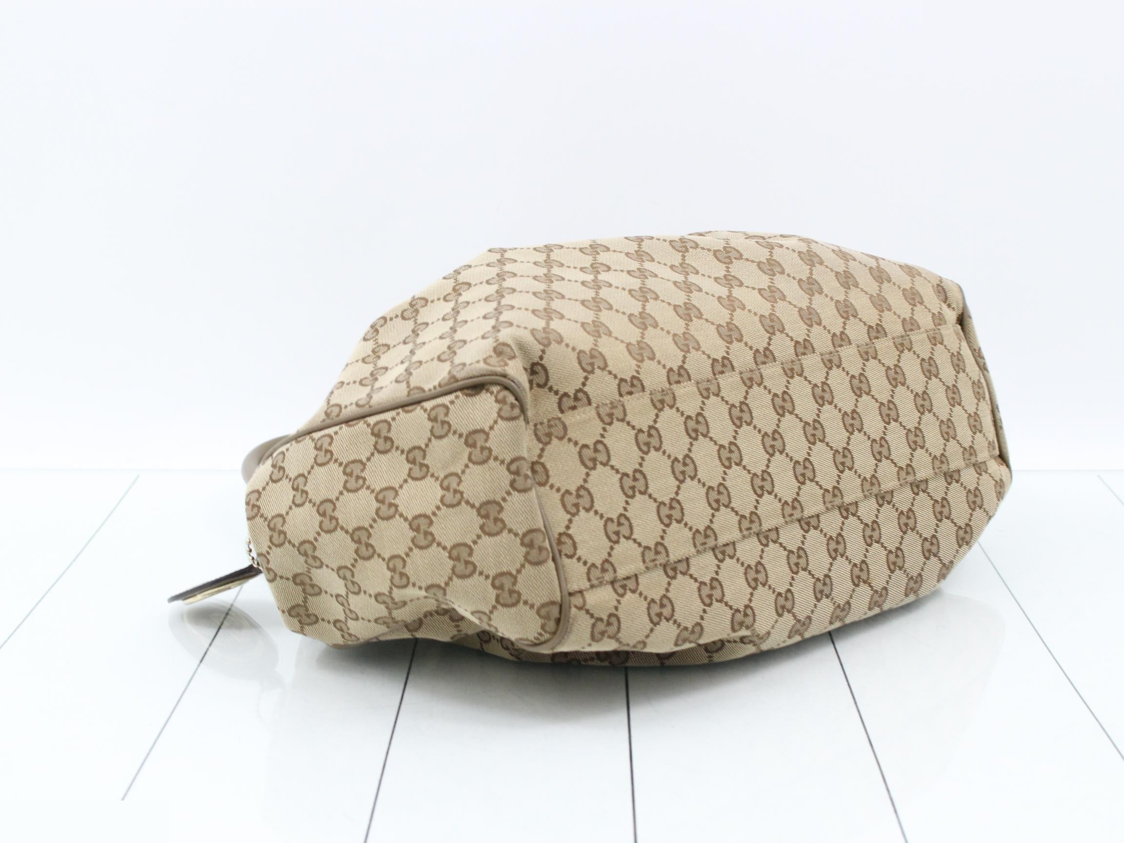 Sukey GG Canvas Leather Handbag — view 5