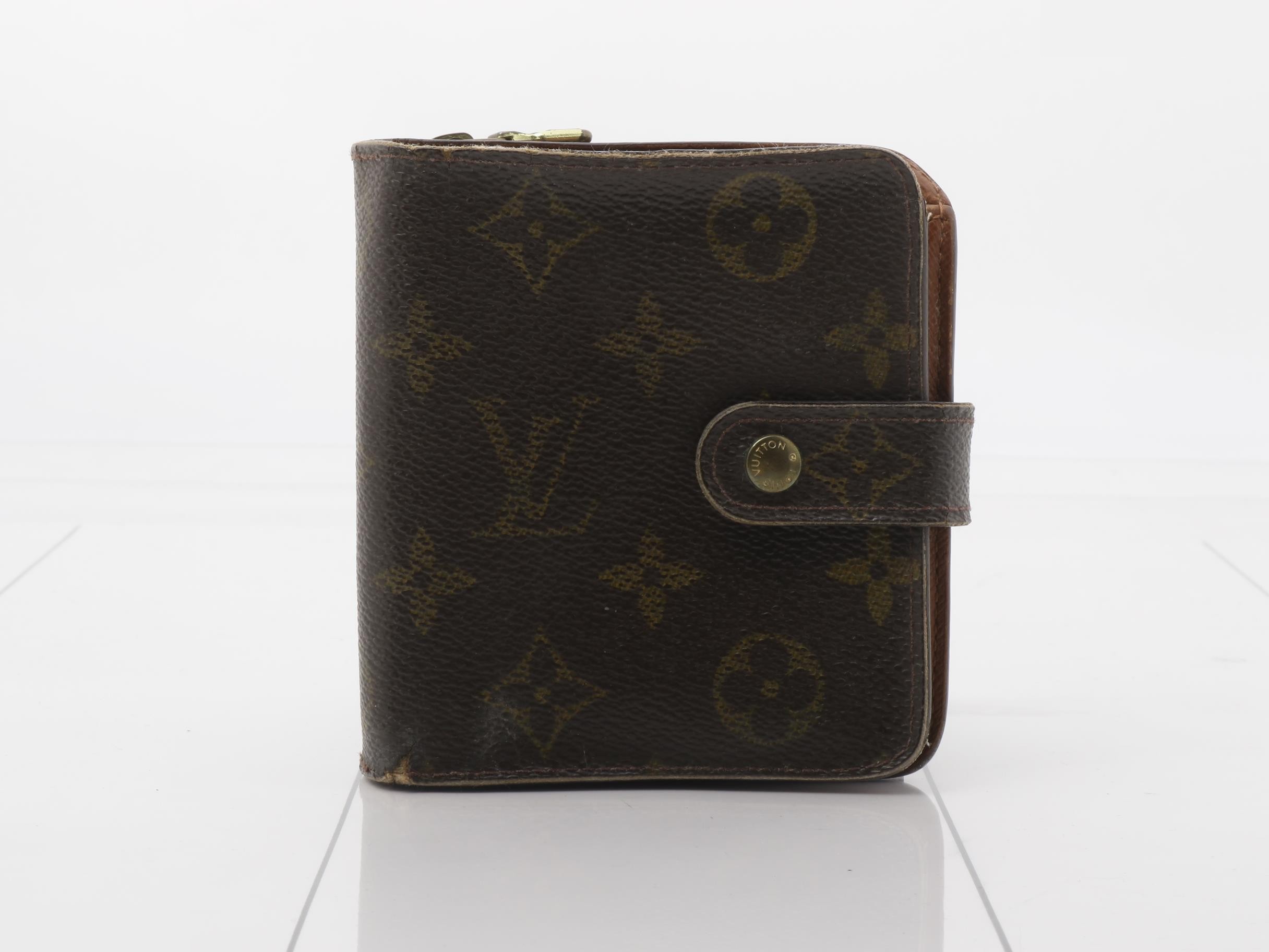 Monogram Compact Zip Wallet
