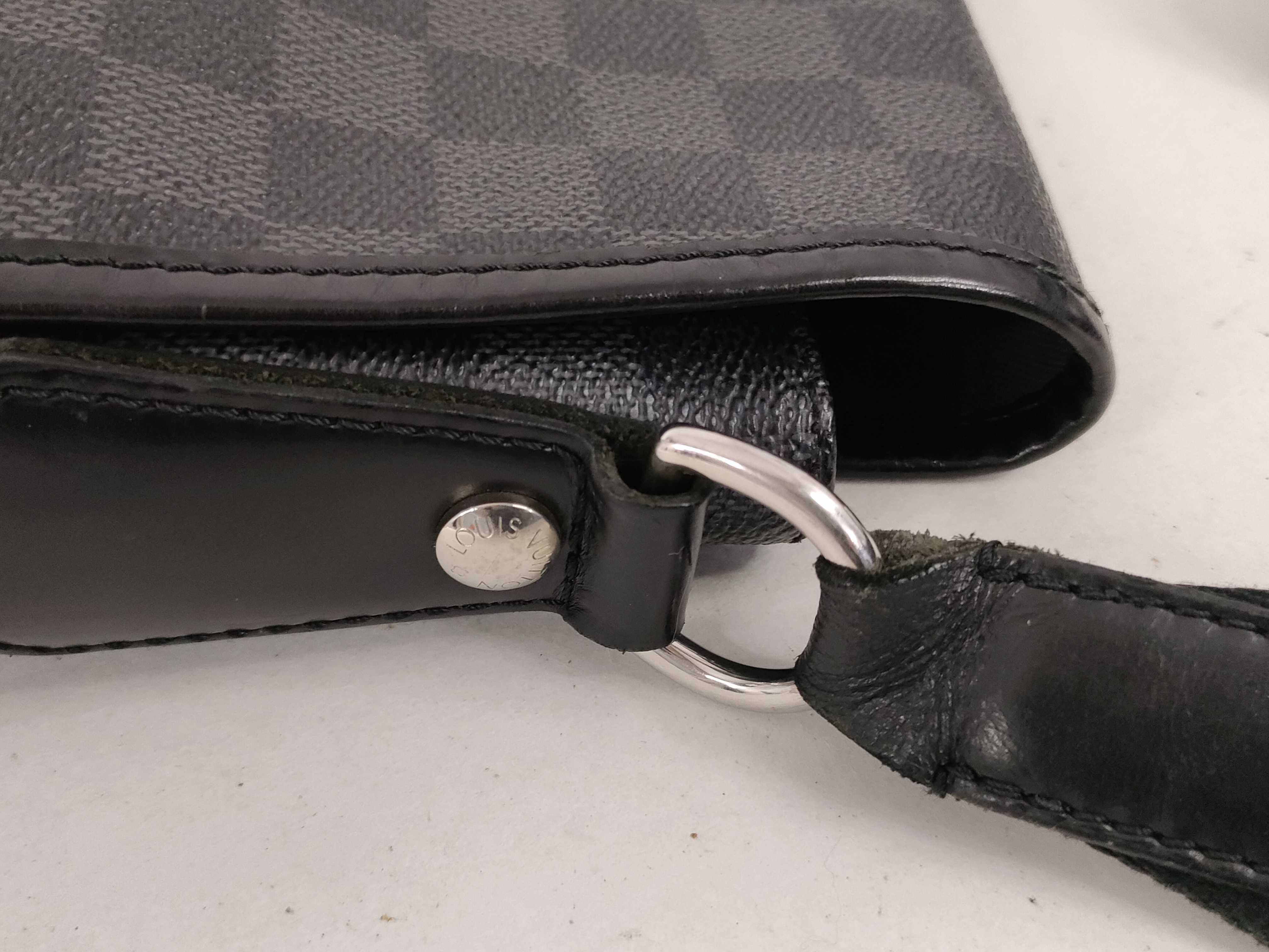 Damier Graphite Daniel Shoulder Bag — view 5