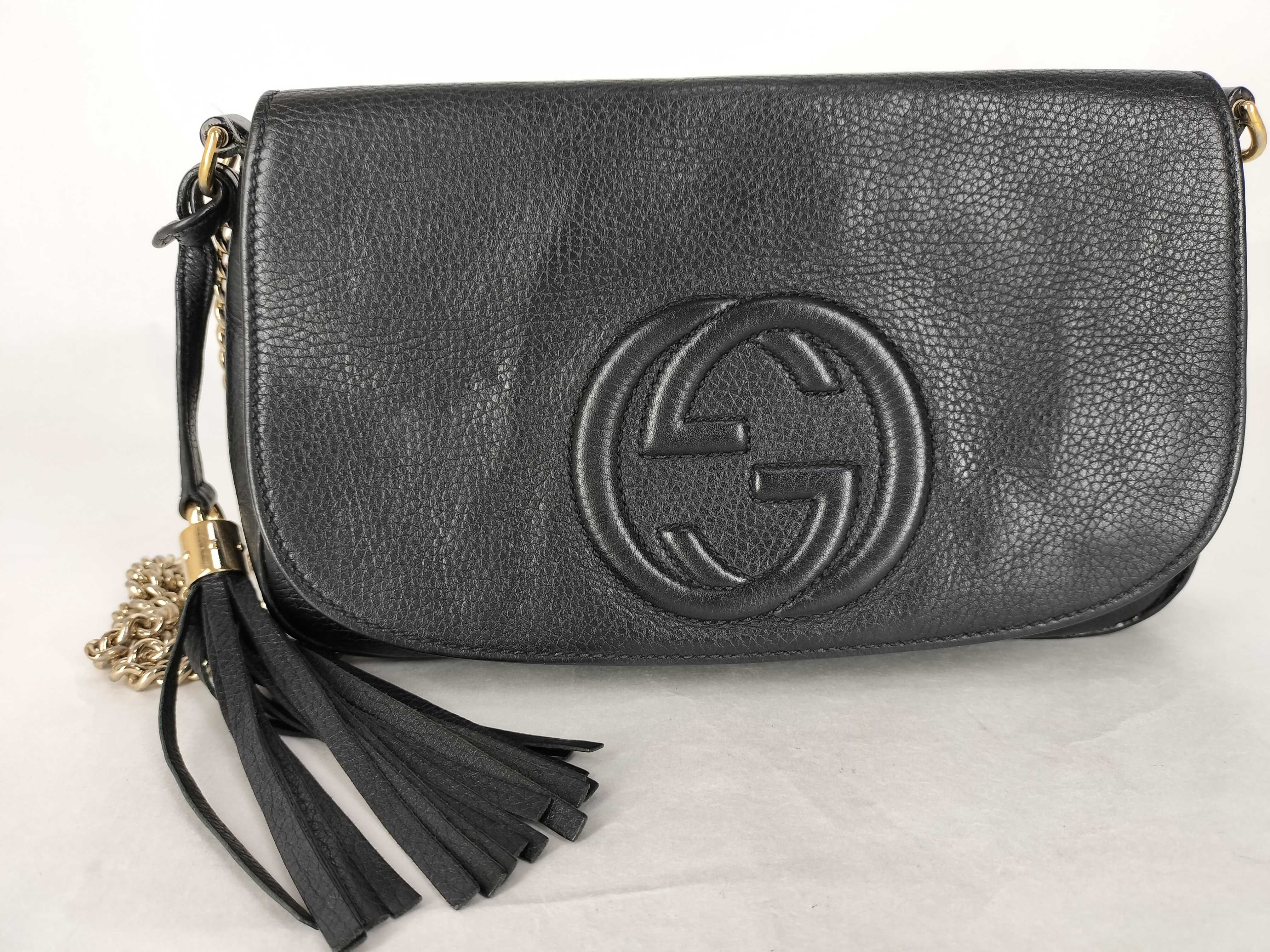 BAG SOHO CHAIN SHOULDER BLACK 536224 Shoulder Bag