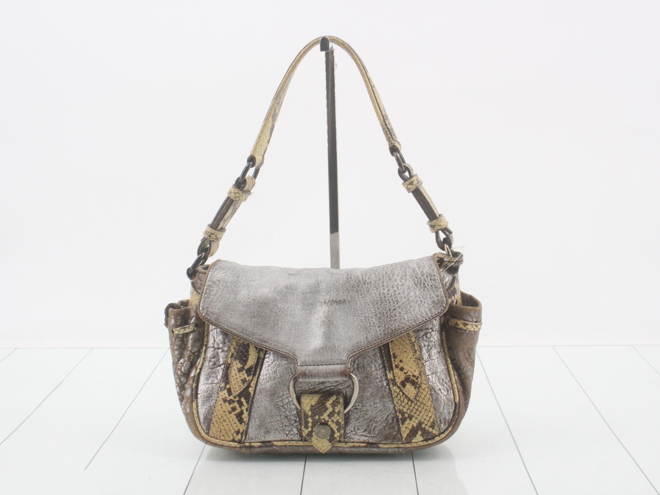 Archive Python Shoulder Bag