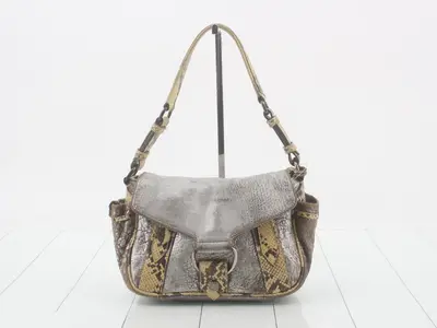Archive Python Shoulder Bag